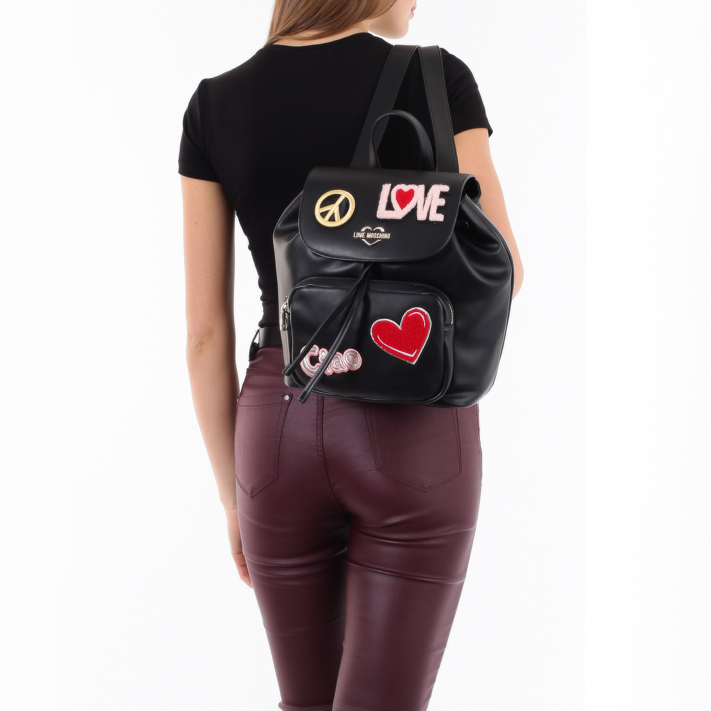 Рюкзак с аппликацией Love Moschino Ciao bags