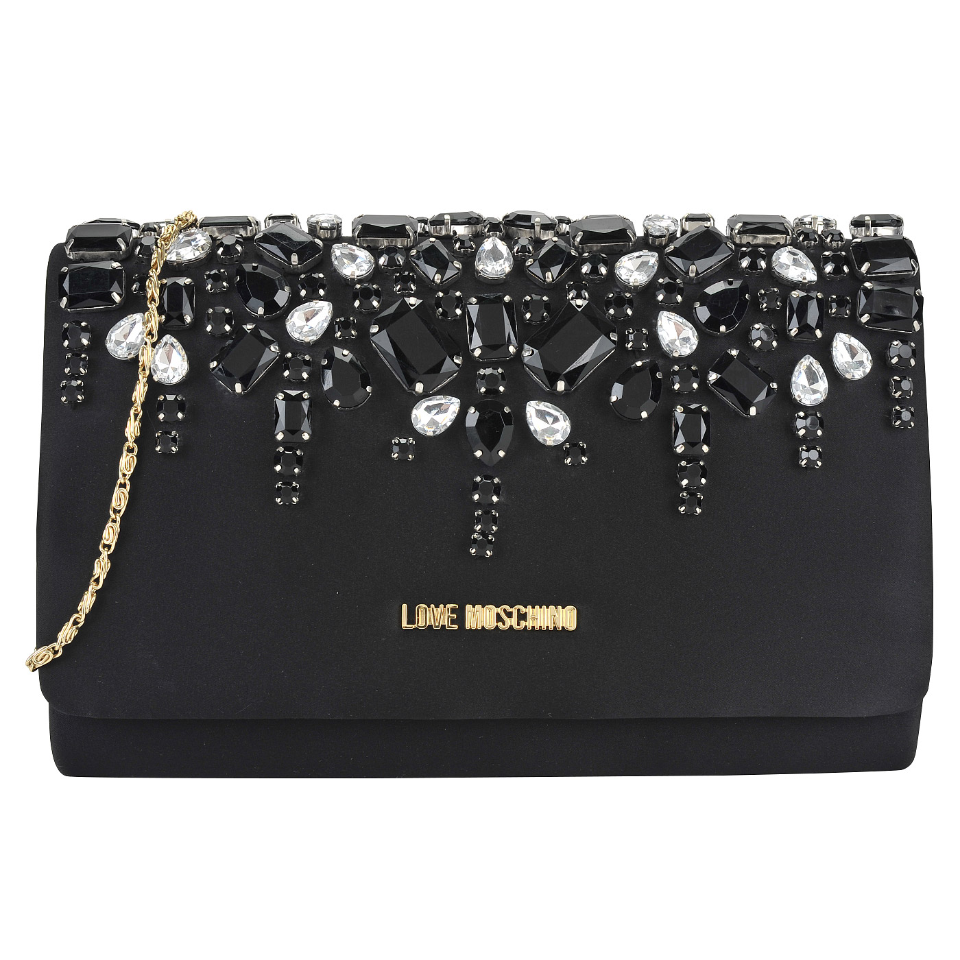 Love Moschino Вечерний клатч на цепочке через плечо