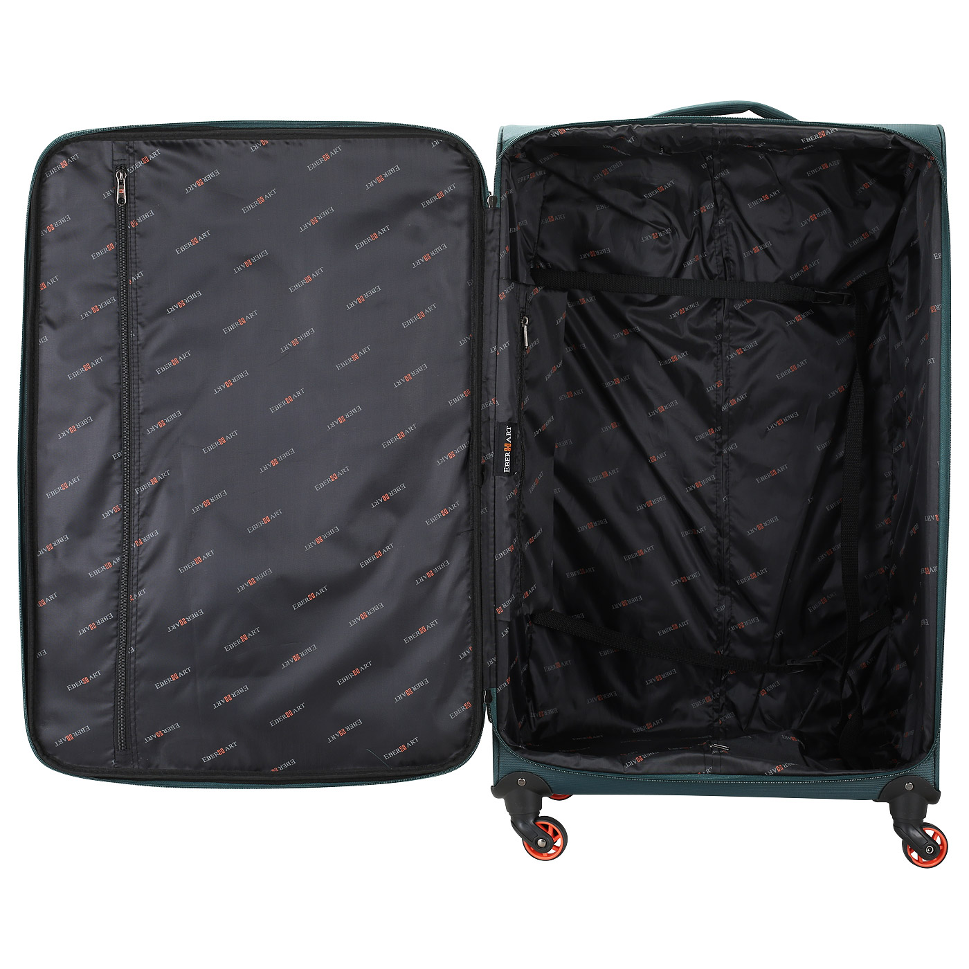 Чемодан очень большой XL тканевый Eberhart Laguna