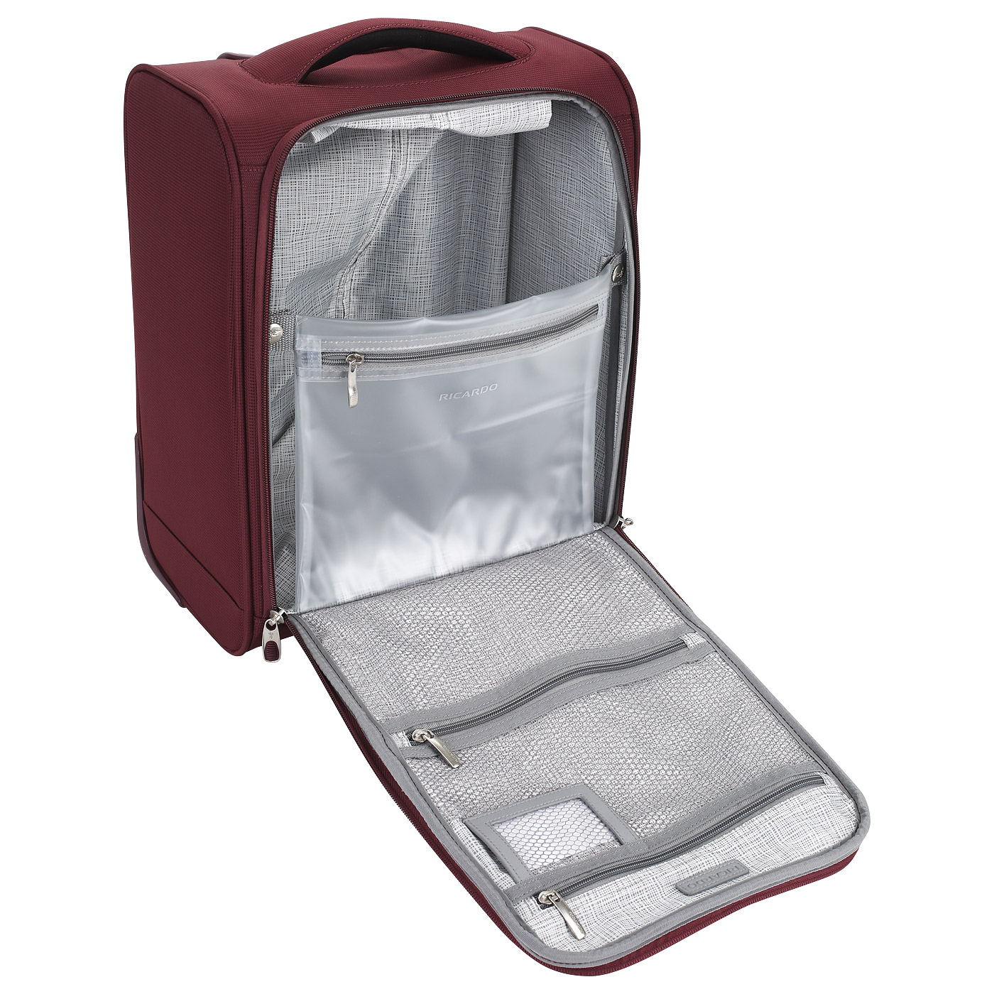 Чемодан маленький S тканевый Ricardo Seahaven