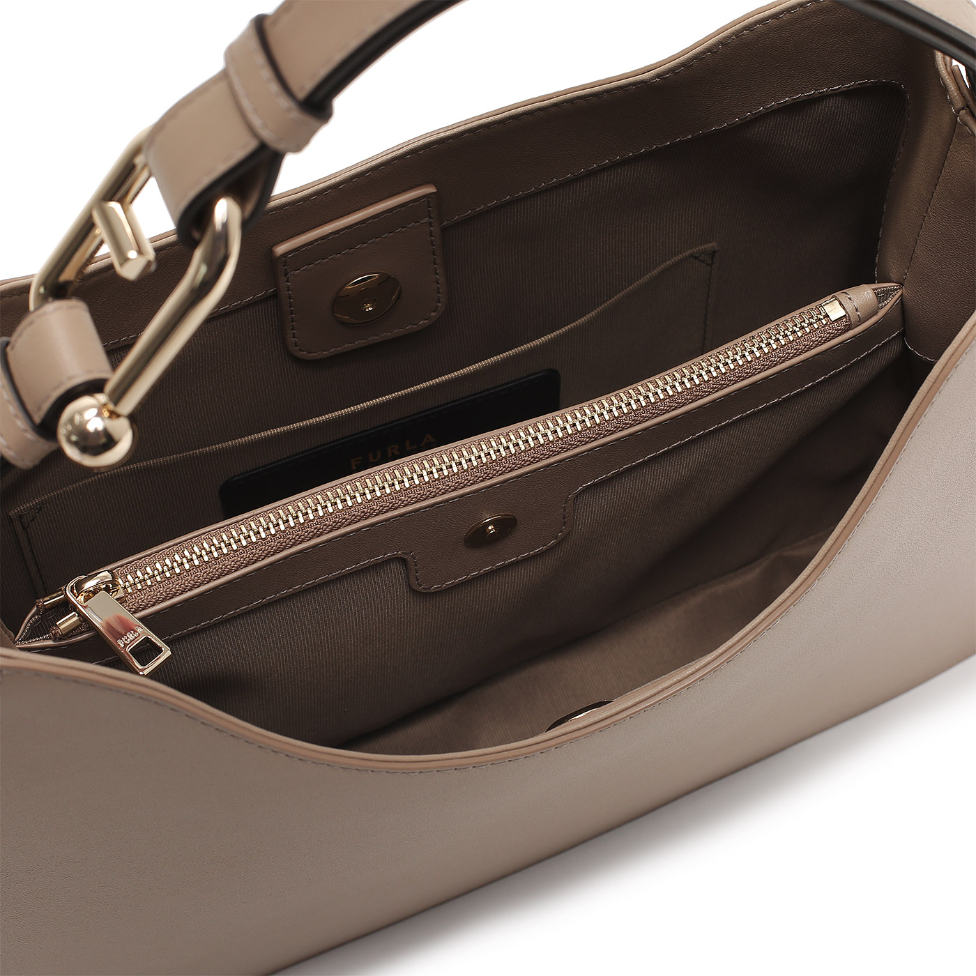 Кожаная сумка Furla Nuvola