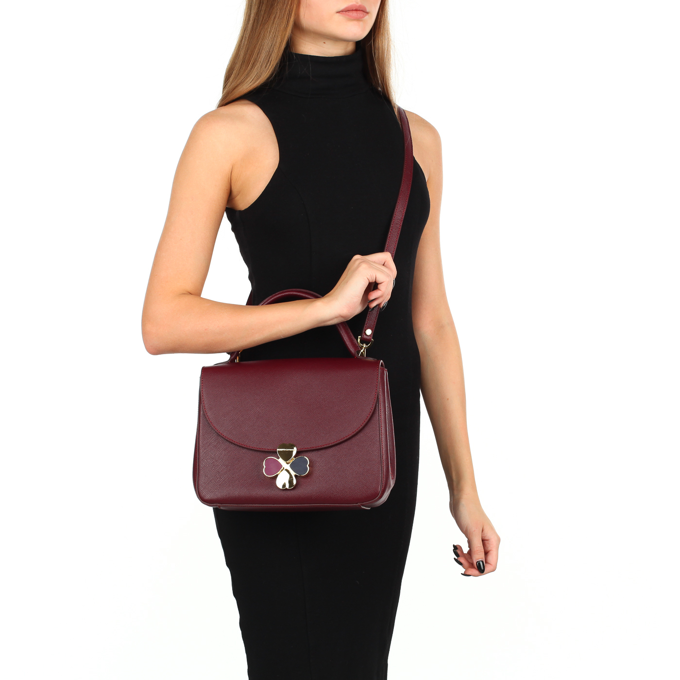 Сумочка-сэтчел Roberta Gandolfi Linguine Saffiano