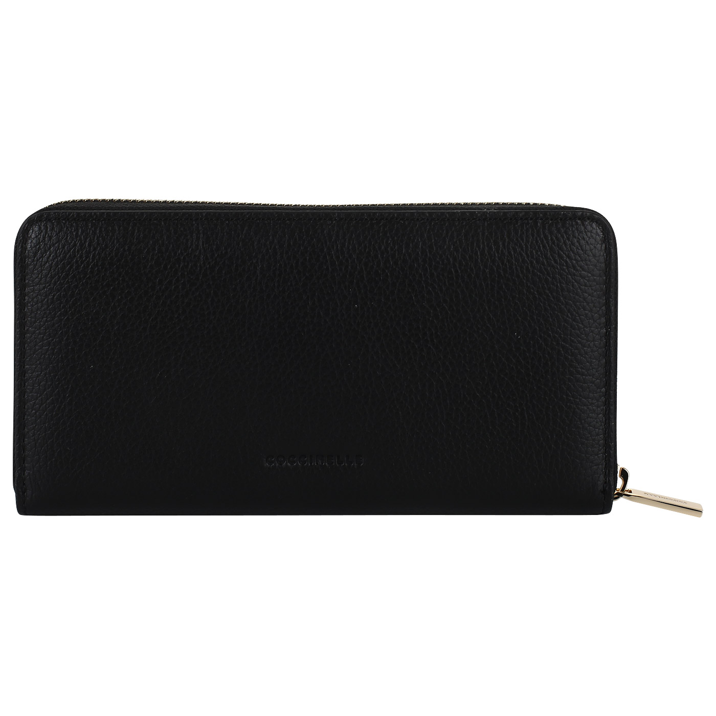 Черное кожаное портмоне Coccinelle Becca