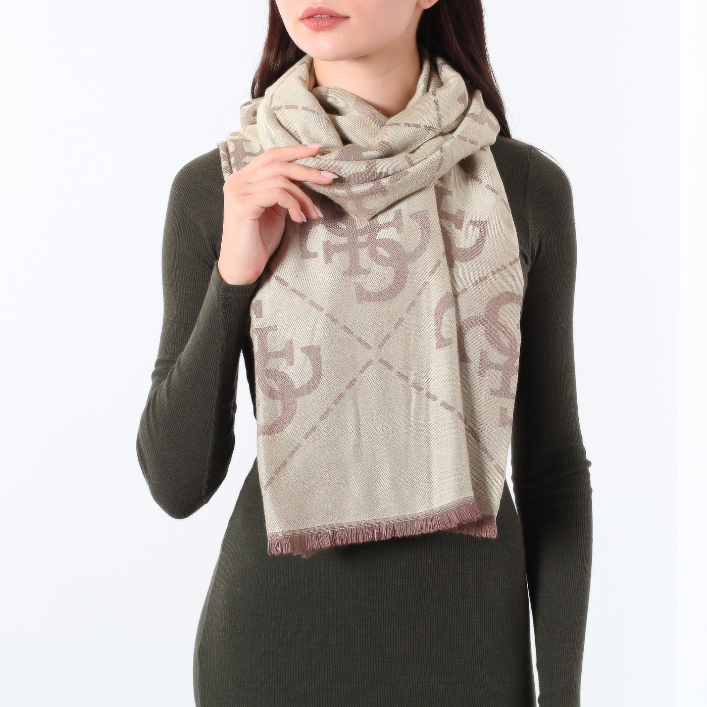 Платок с логотипом бренда Guess Vintage