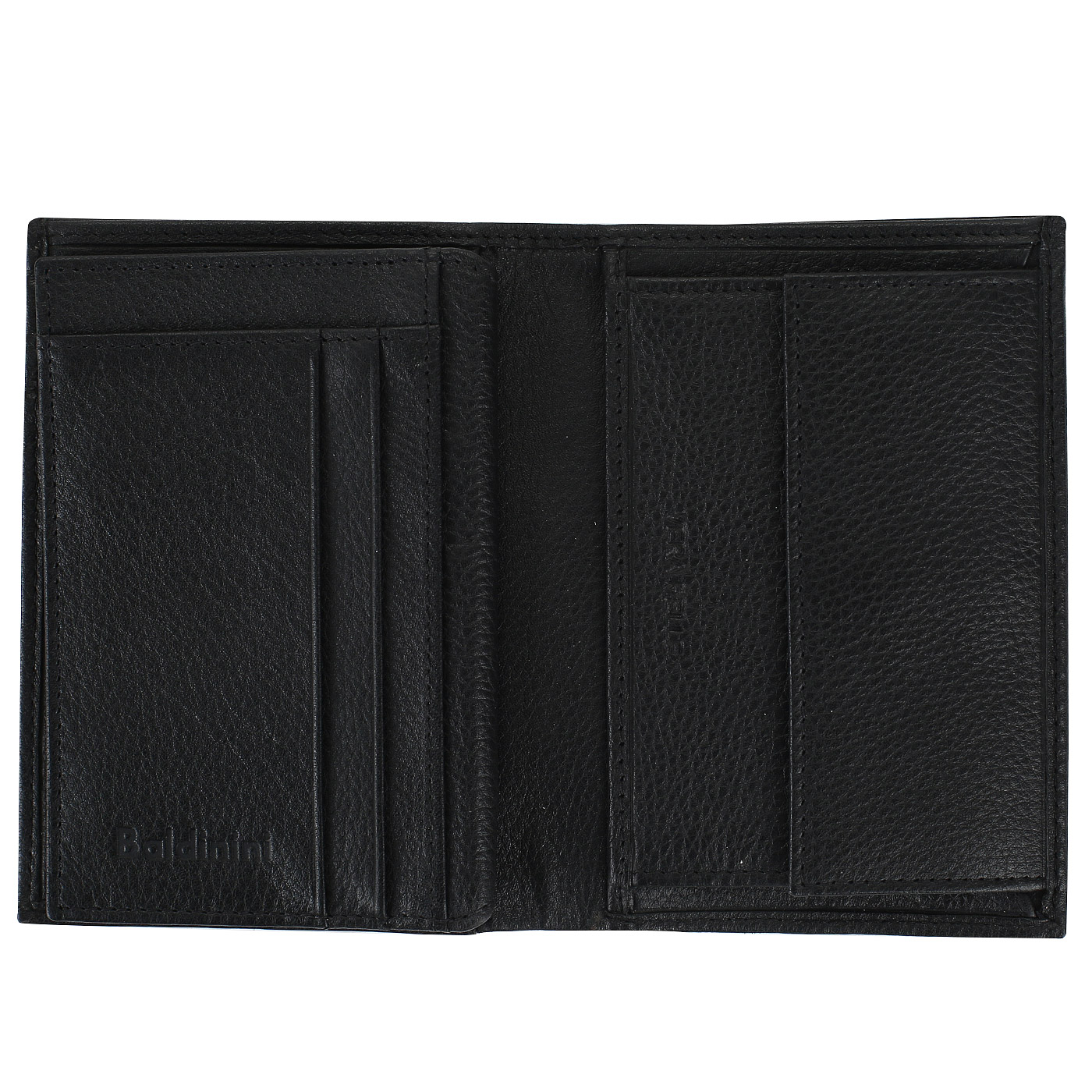 Черное кожаное портмоне Baldinini LCharles