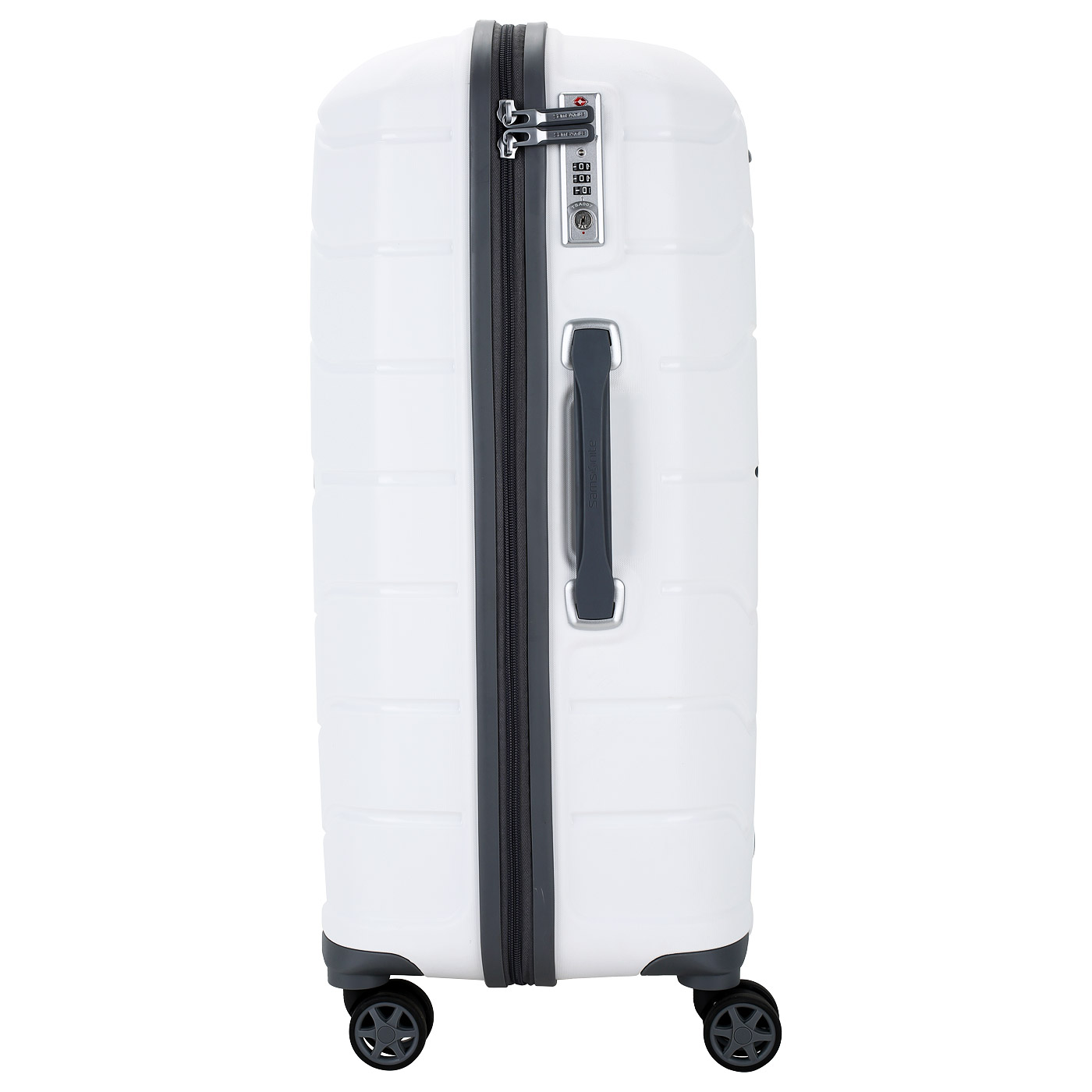 Чемодан средний M из полипропилена с кодовым замком Samsonite Flux