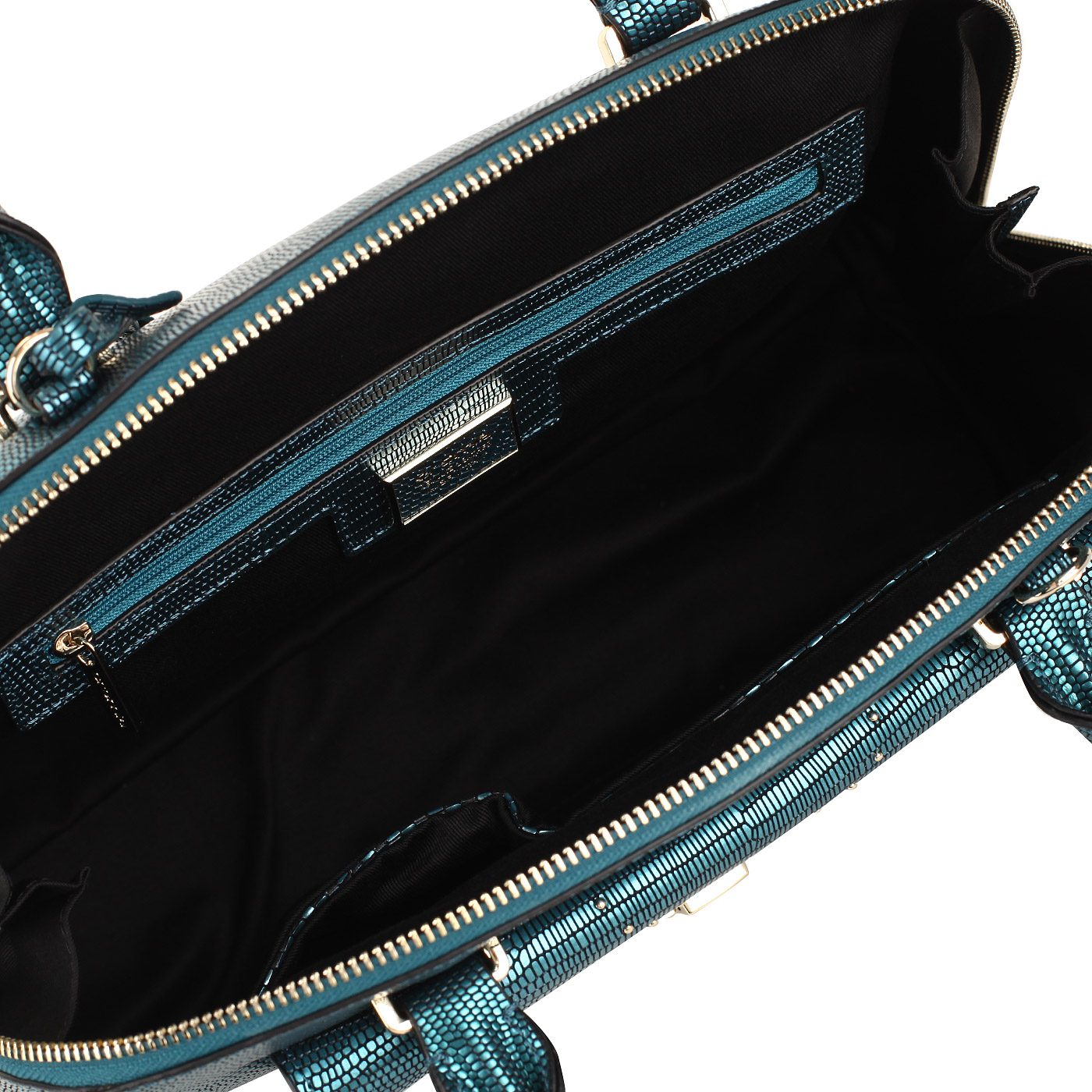 Кожаная сумка на двойной молнии Cromia Yvon