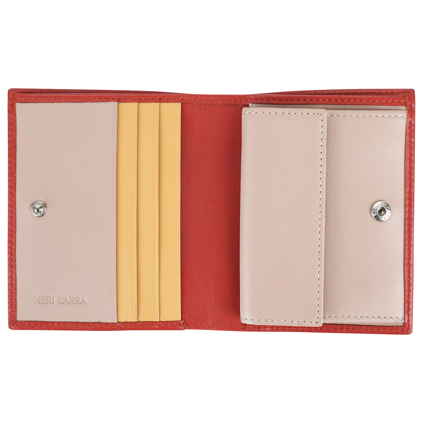 Маленький кошелек из гладкой кожи Neri Karra 