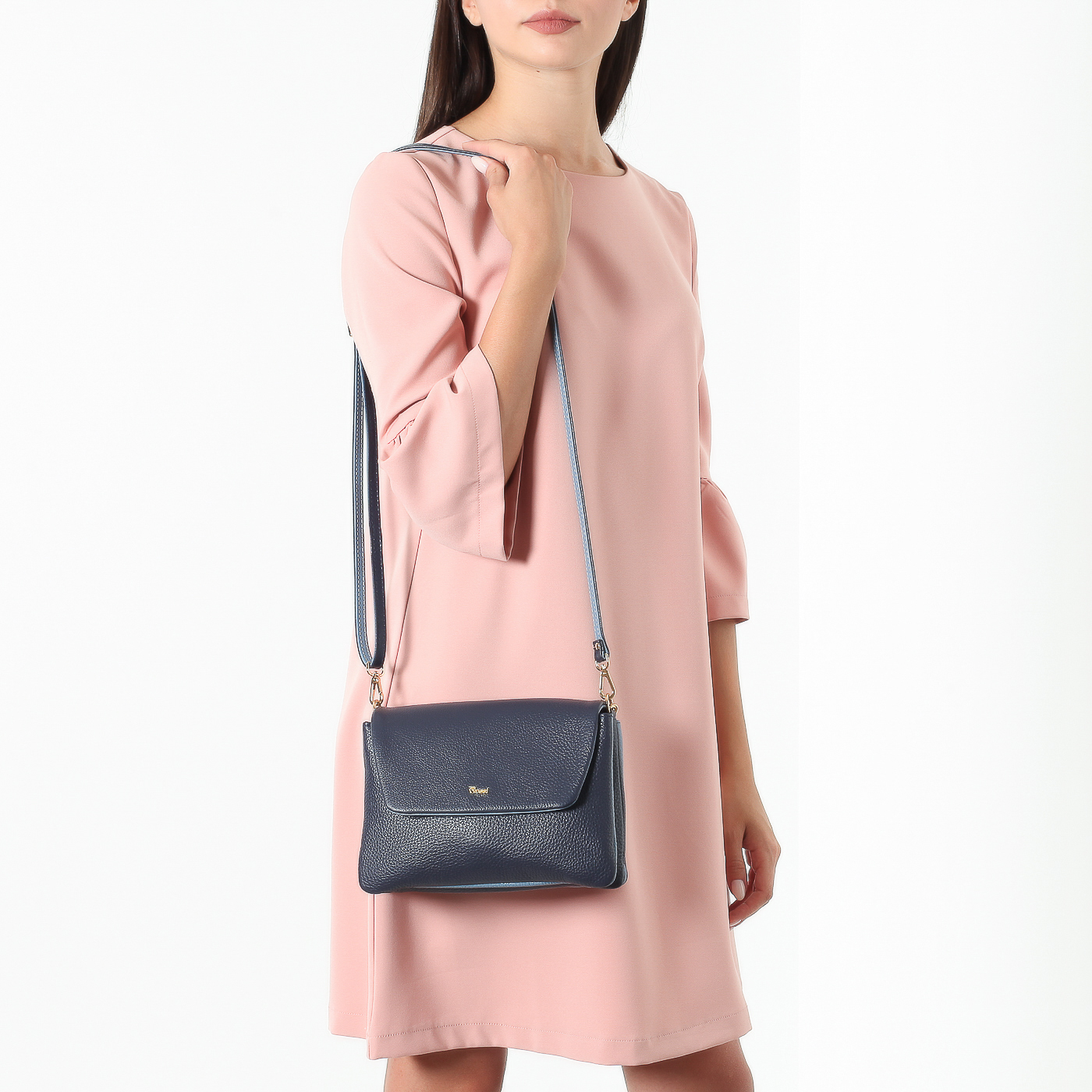 Сумочка с ремешком на запястье Bruno Rossi 