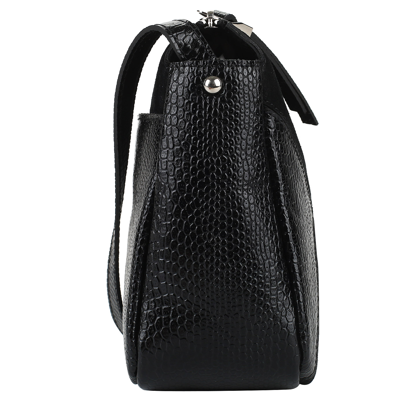 Черная сумочка через плечо Chatte 