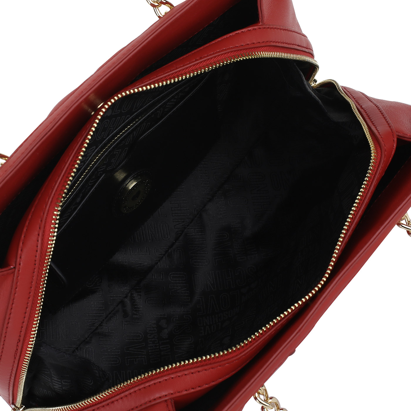 Стеганая сумка с длинными ручками Love Moschino Super Quilted