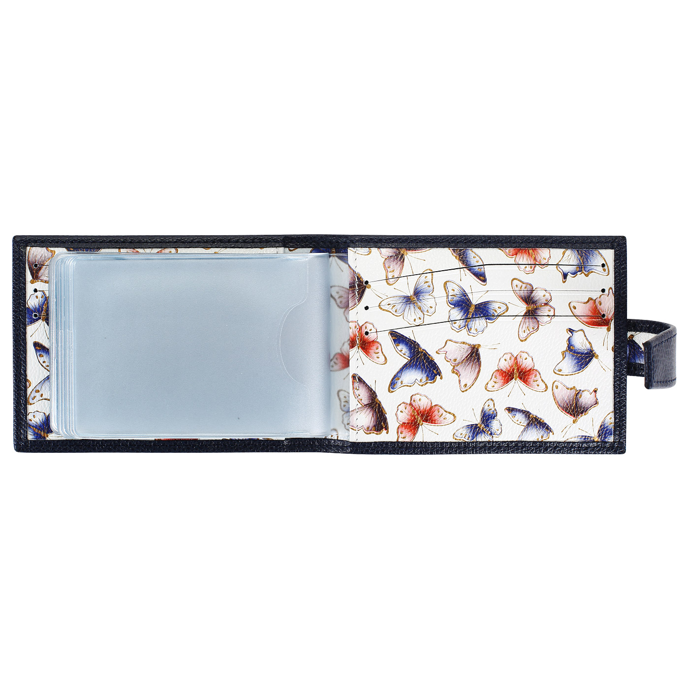 Маленькая визитница из кожи Aurelli Alma fantasia