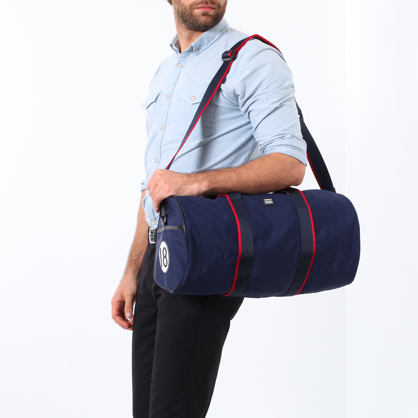 Сумка на двойной молнии Cerruti 1881 Smith