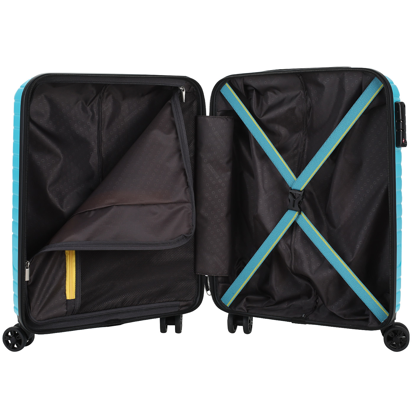 Чемодан для ручной клади из поликарбоната с кодовым замком American Tourister Mighty Maze