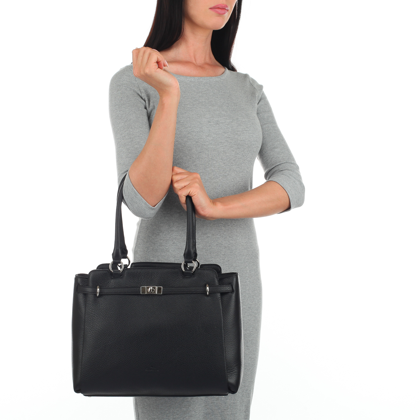 Вместительная сумка из кожи Chatte 