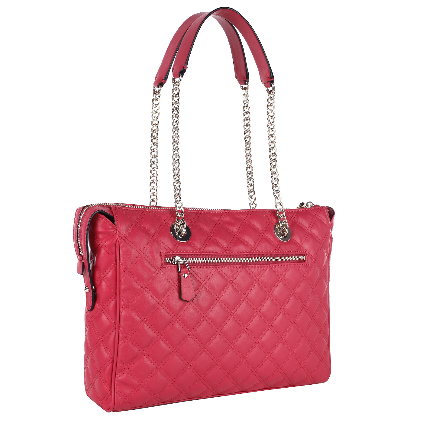 Вместительная стеганая сумка с длинными ручками Guess Darin
