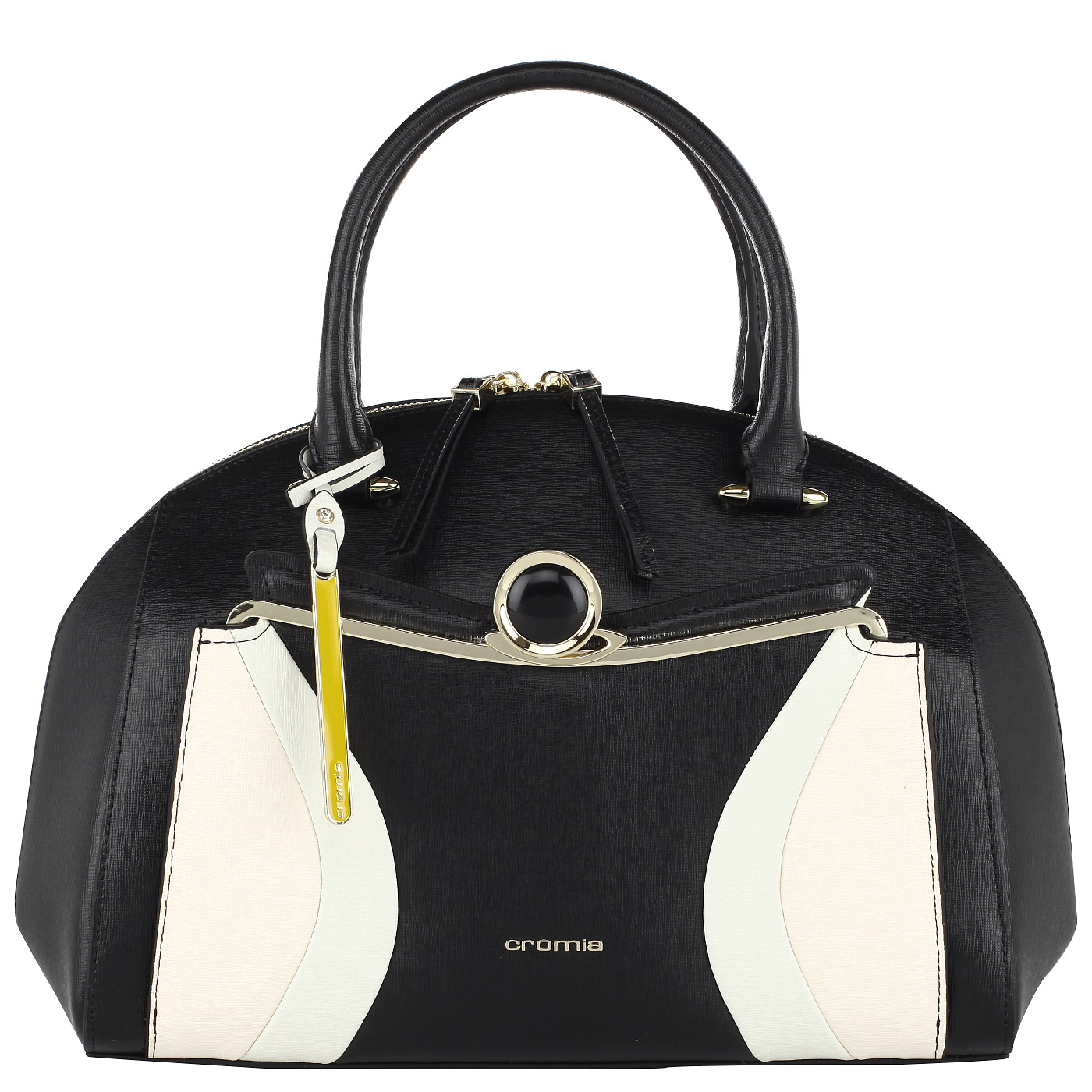 Cromia Кожаная сумка на двойной молнии