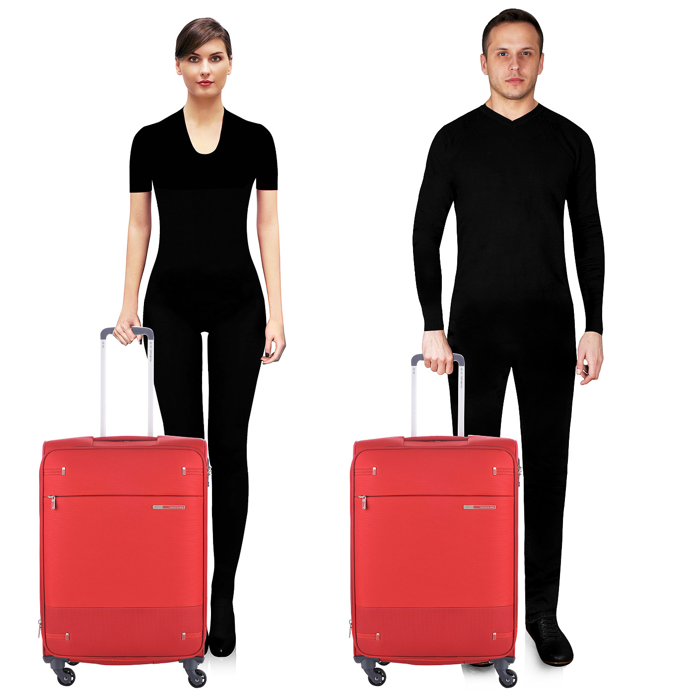 Чемодан средний M тканевый Samsonite Base Boost