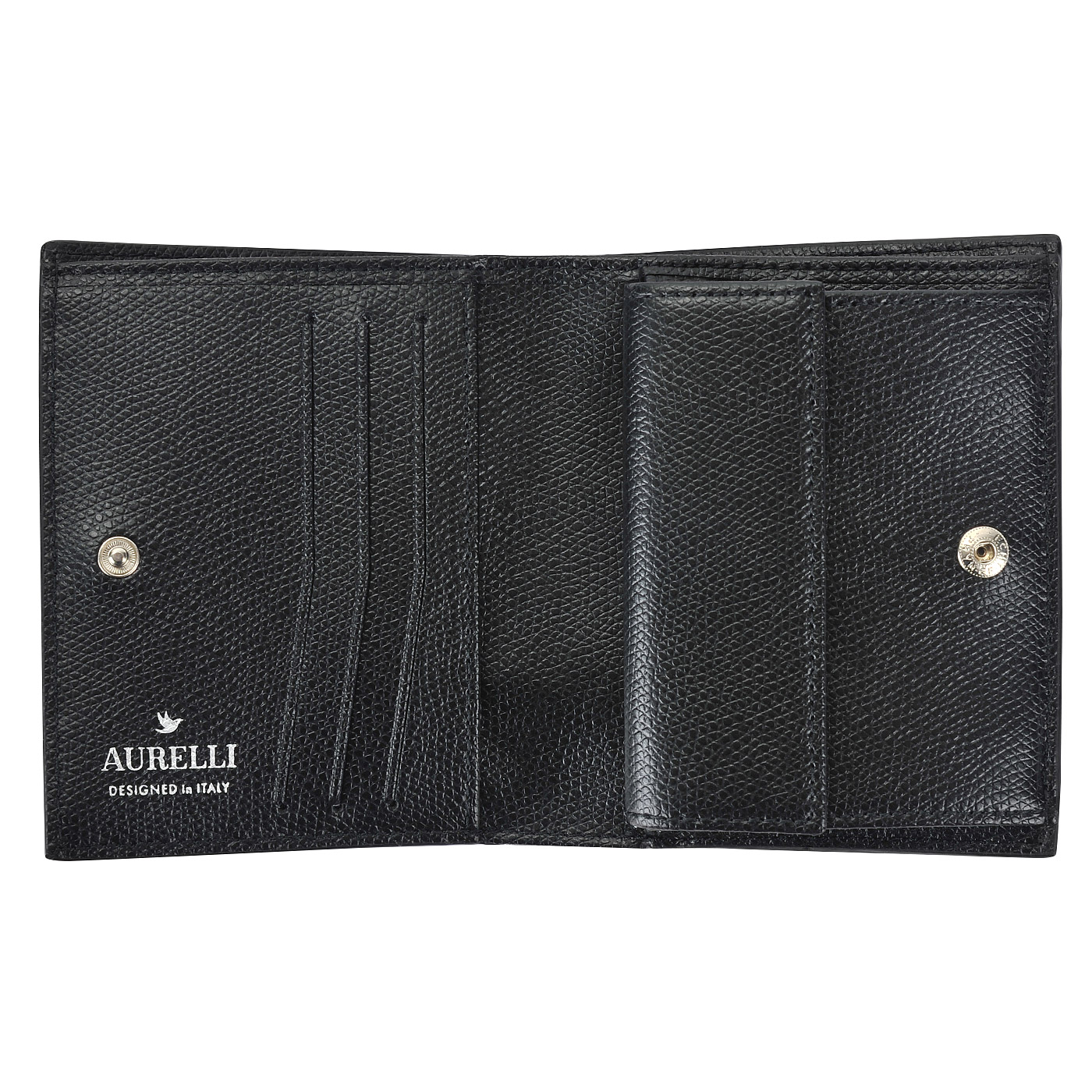 Компактное женское портмоне из натуральной кожи Aurelli Alma