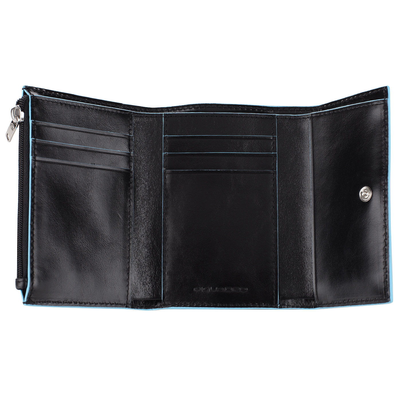 Портмоне из гладкой кожи Piquadro Blue square