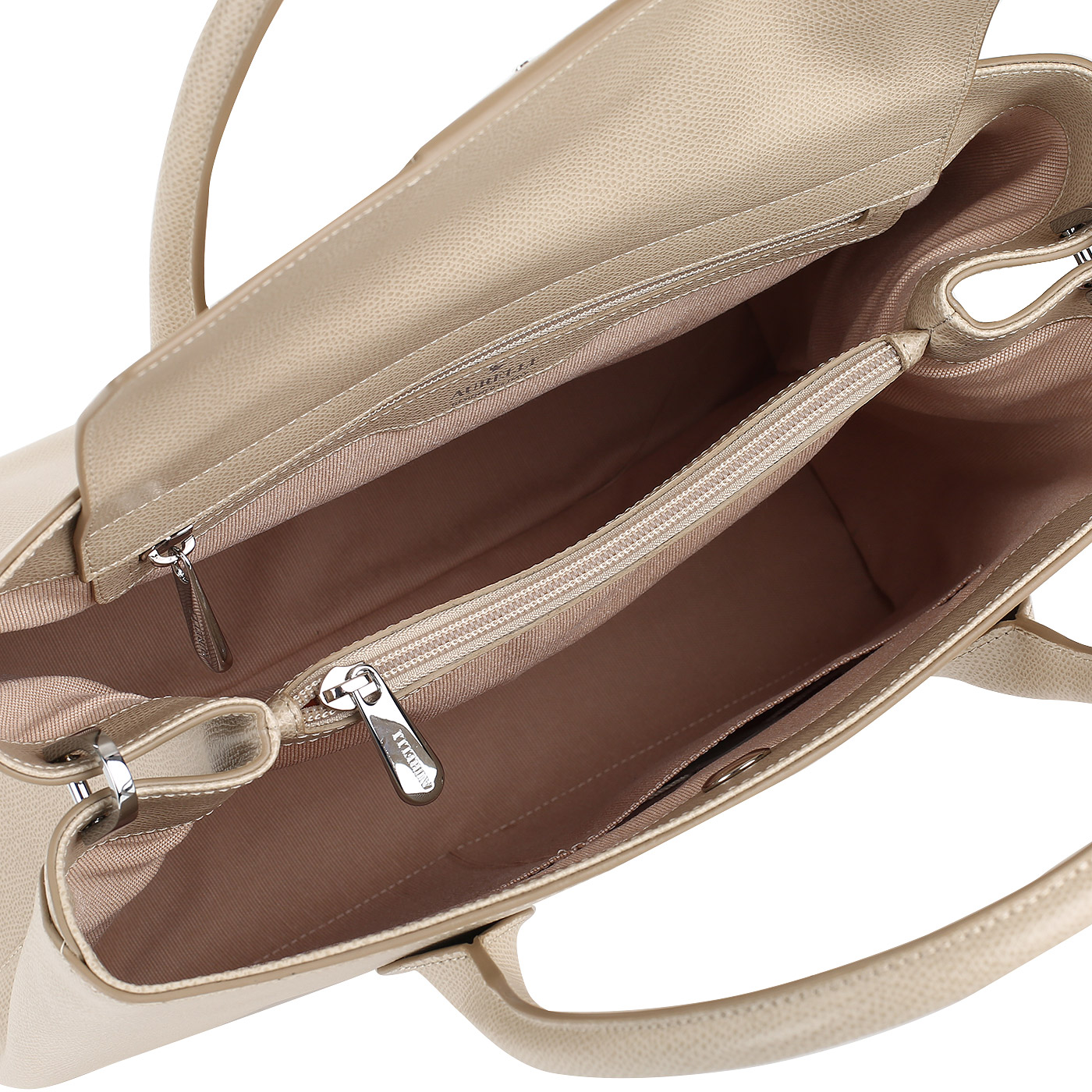 Женская кожаная сумка с двумя отделами Aurelli Alma