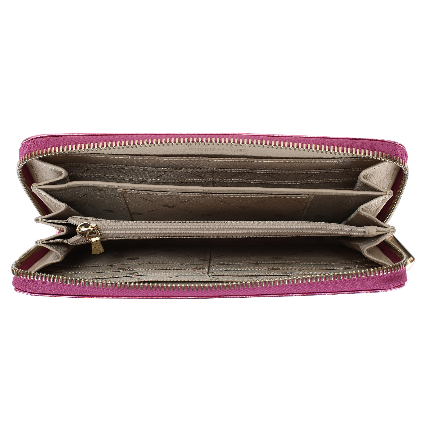 Портмоне из металлизированной кожи Chatte Amelie shine