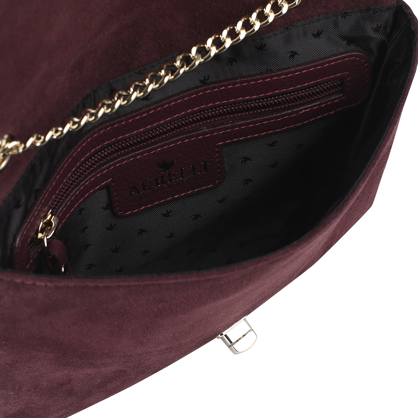 Сумка с цепочкой через плечо Aurelli Suede