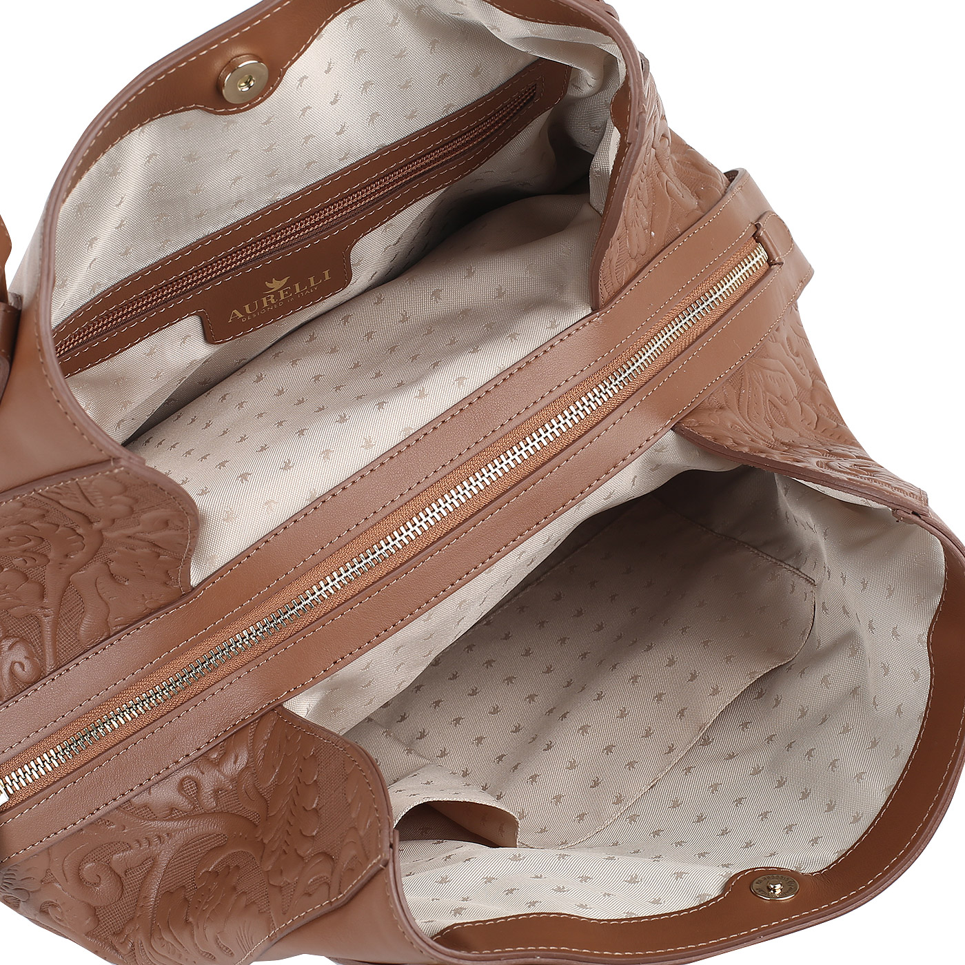 Мягкая кожаная сумка Aurelli 