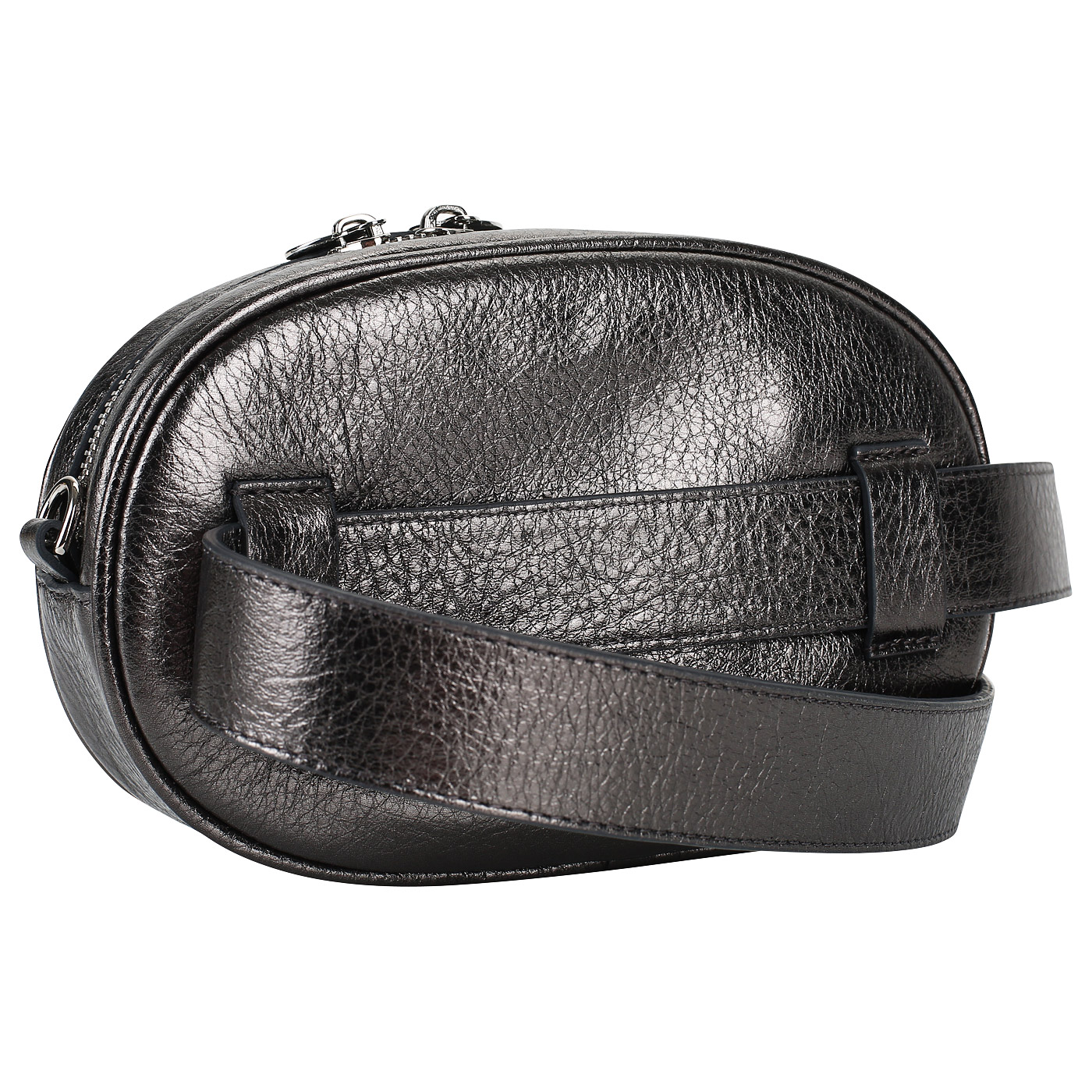 Сумочка из металлизированной кожи Aurelli 