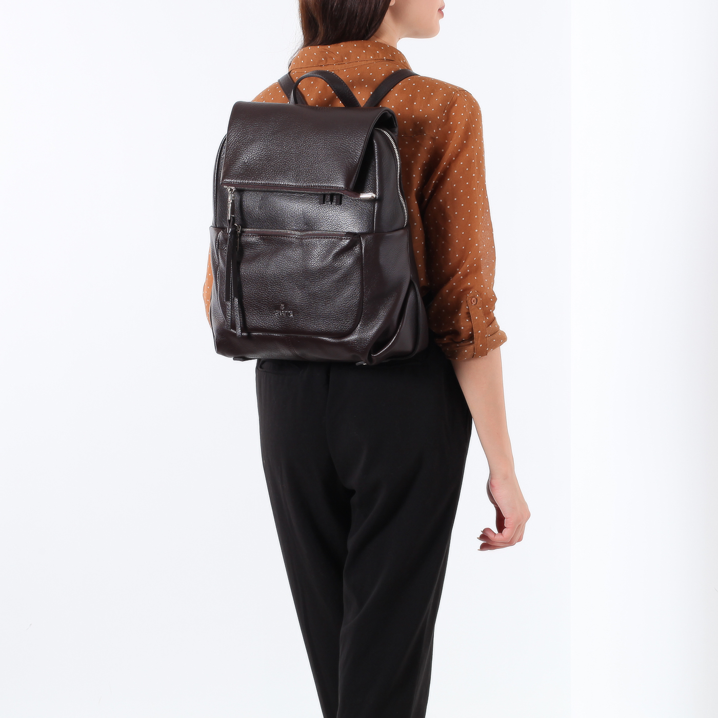 Городской рюкзак из мягкой кожи Chatte 