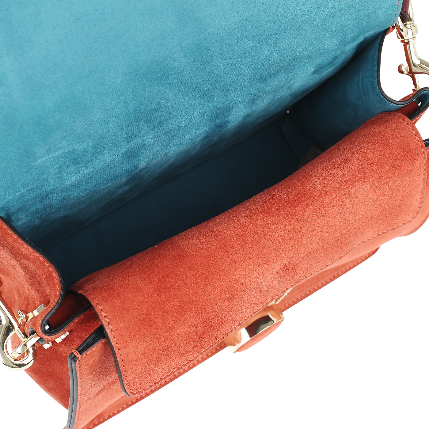 Замшевая сумочка через плечо Carlo Salvatelli Camoscio