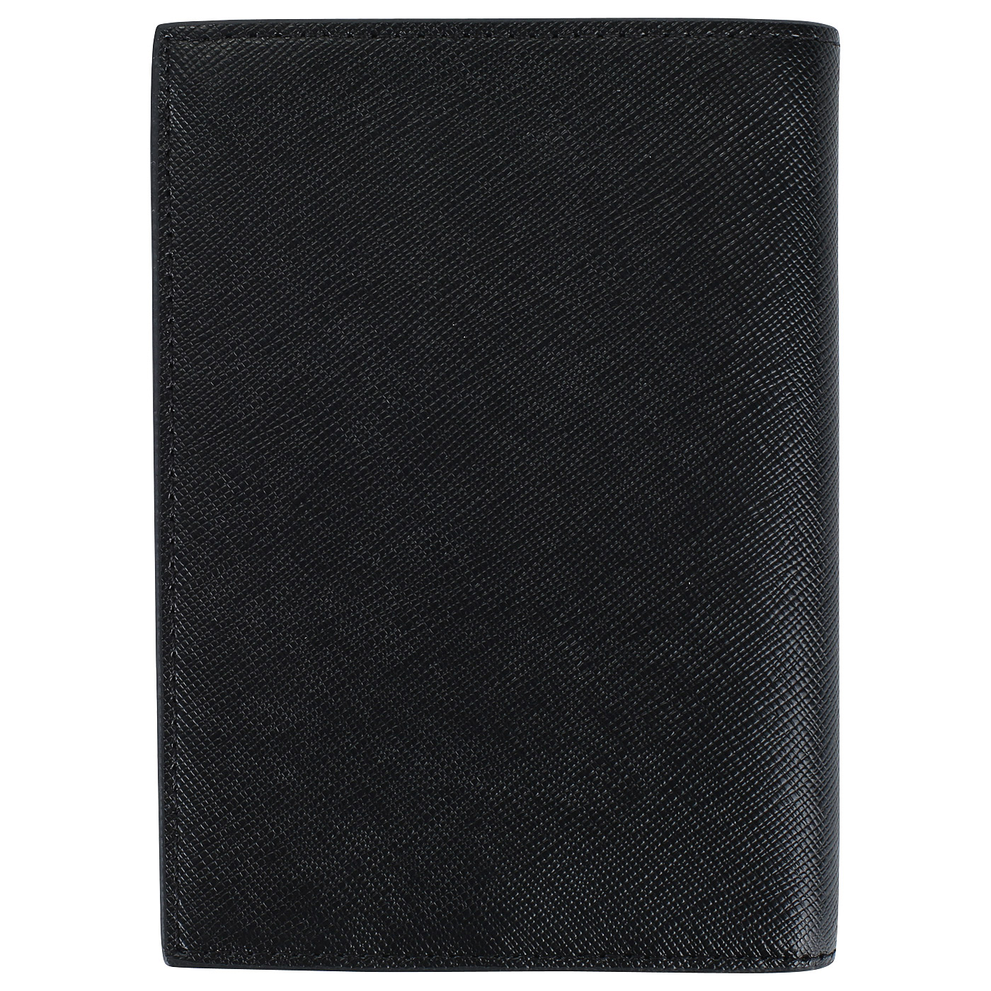 Мужское портмоне из черного сафьяна Lancaster Mathias