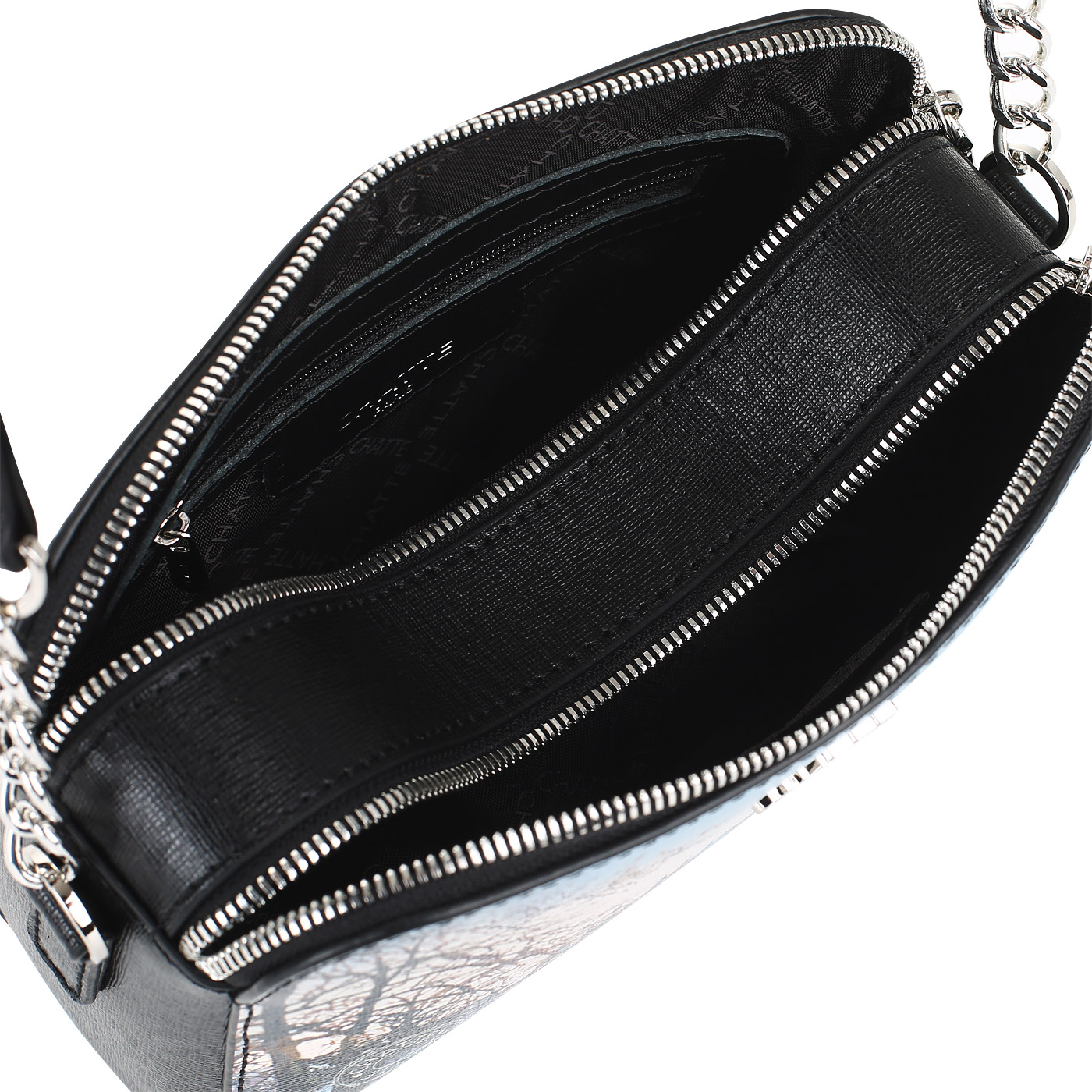 Сафьяновая сумка на плечо Chatte 