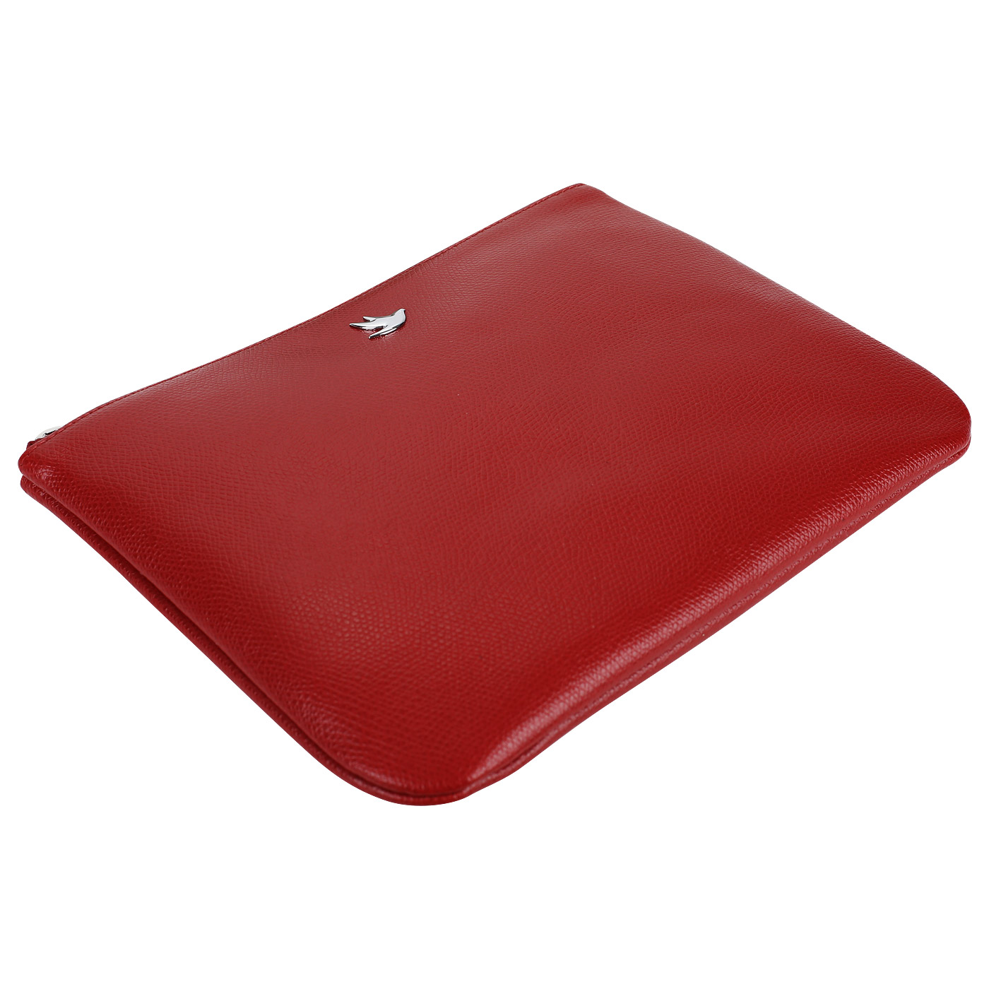 Косметичка из красной кожи Aurelli Alma fantasia