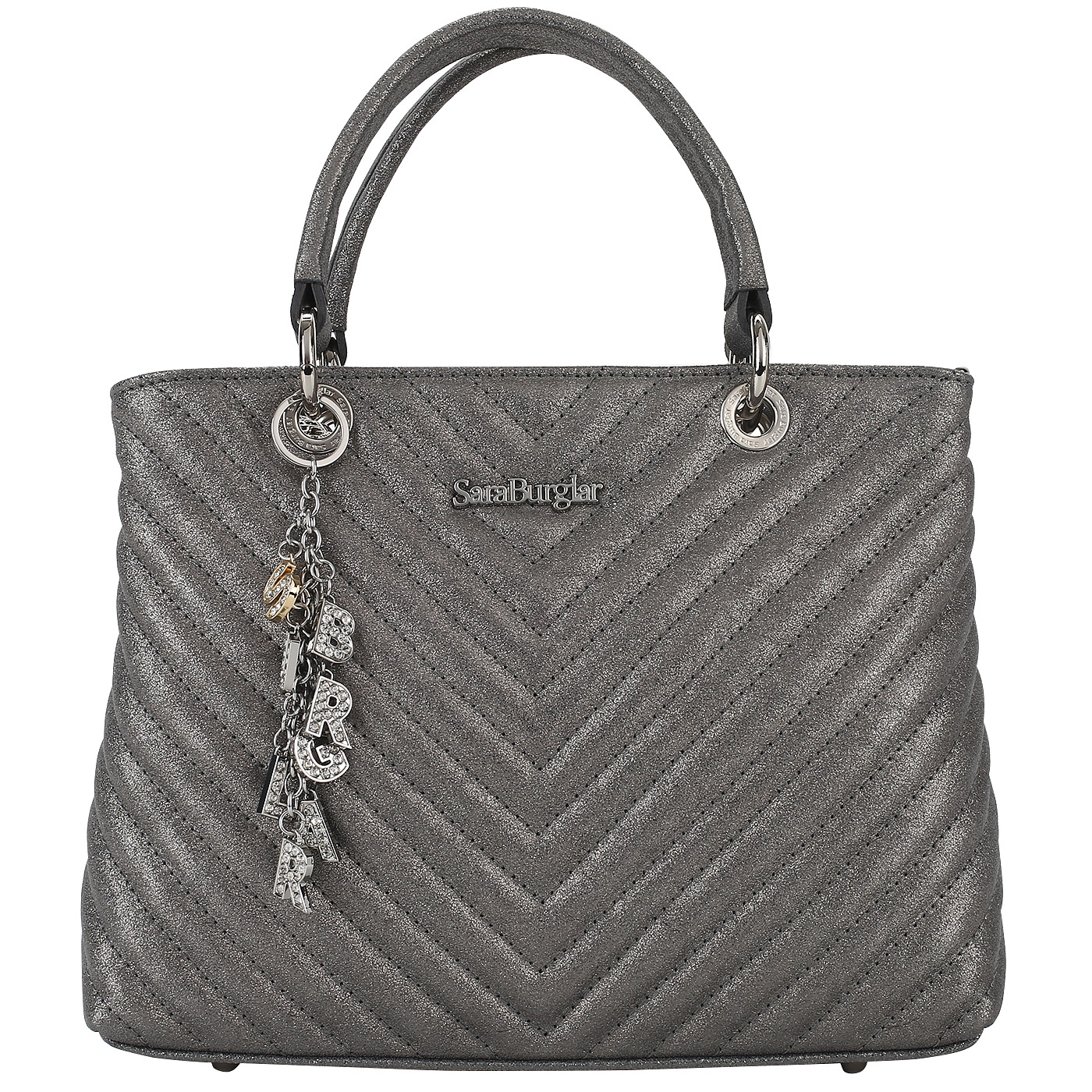 Sara Burglar Сумка из металлизированной кожи