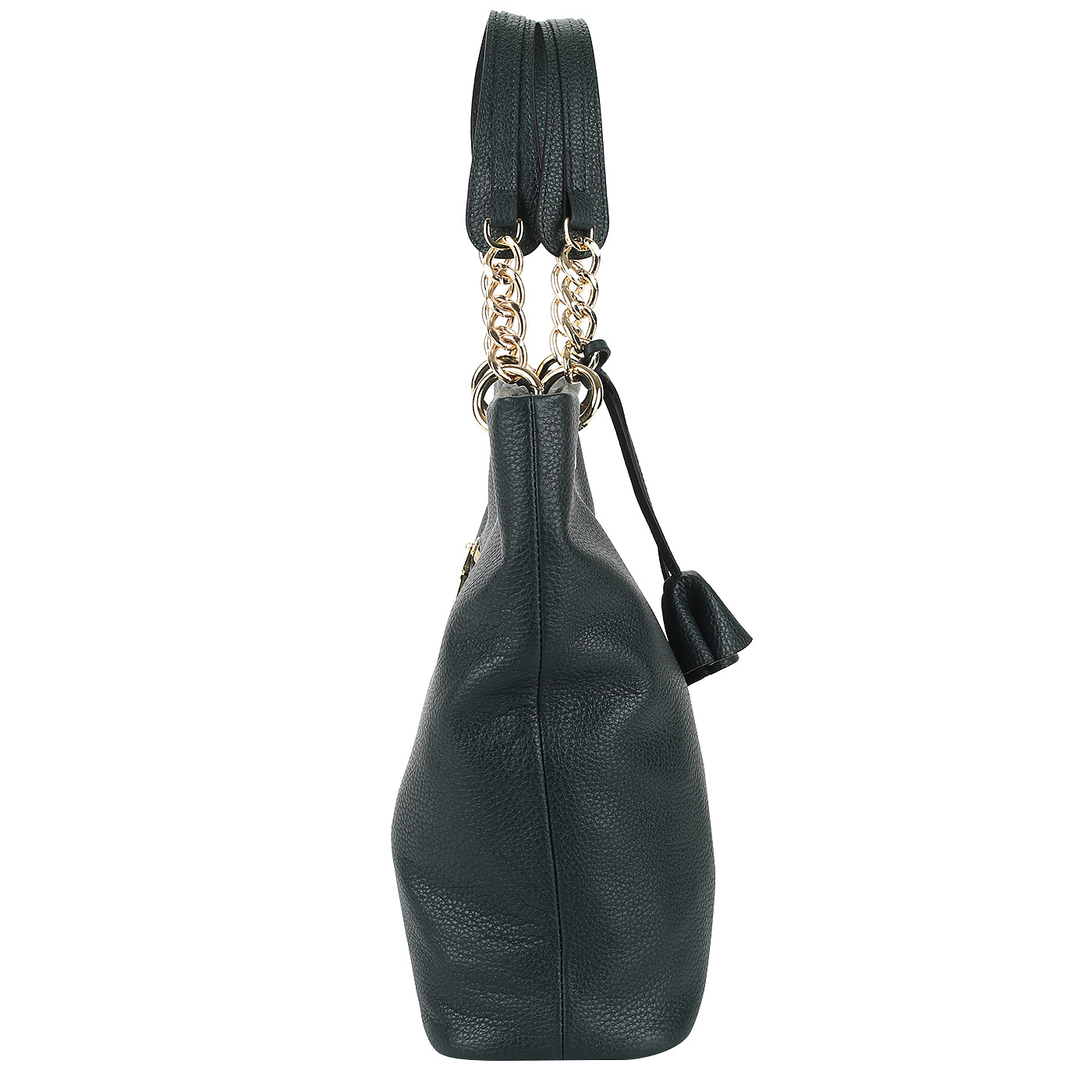 Мягкая кожаная сумка на молнии Chatte 