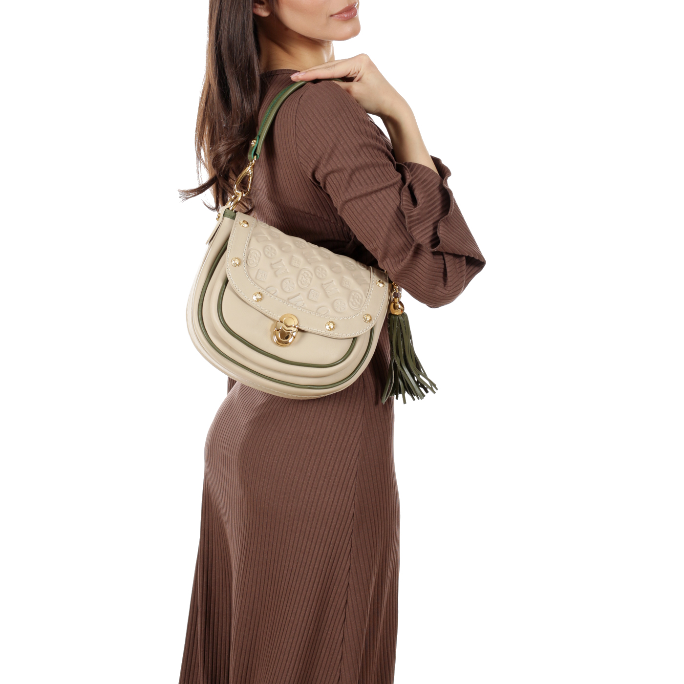 Кожаная сумка Marino Orlandi 