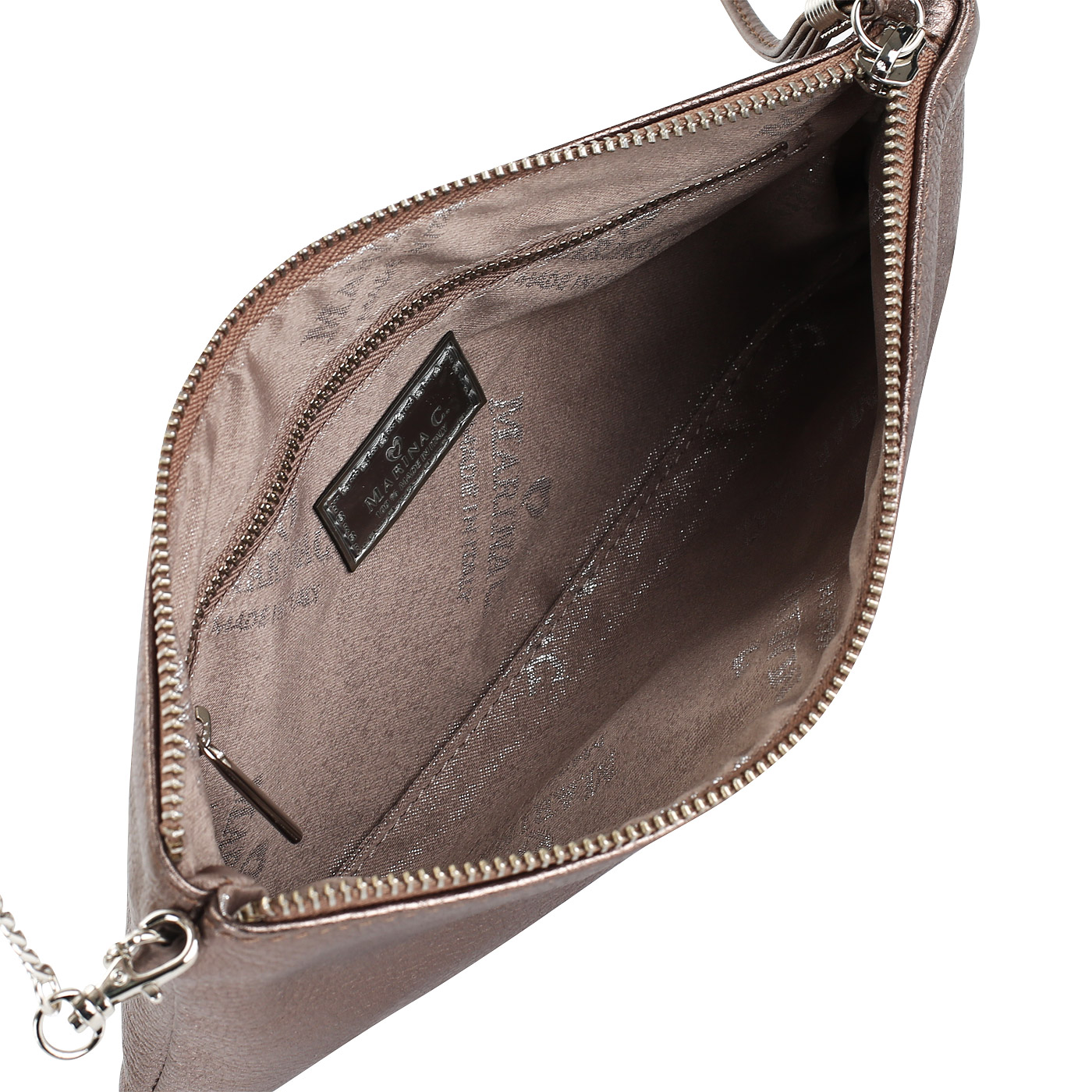 Женский кожаный клатч Marina Creazioni 