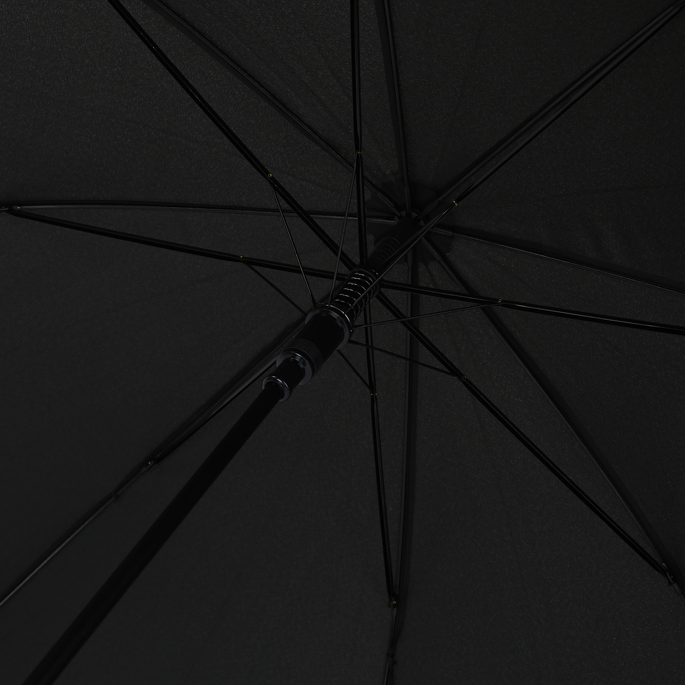 Чёрный зонт-трость Jonas Hanway 
