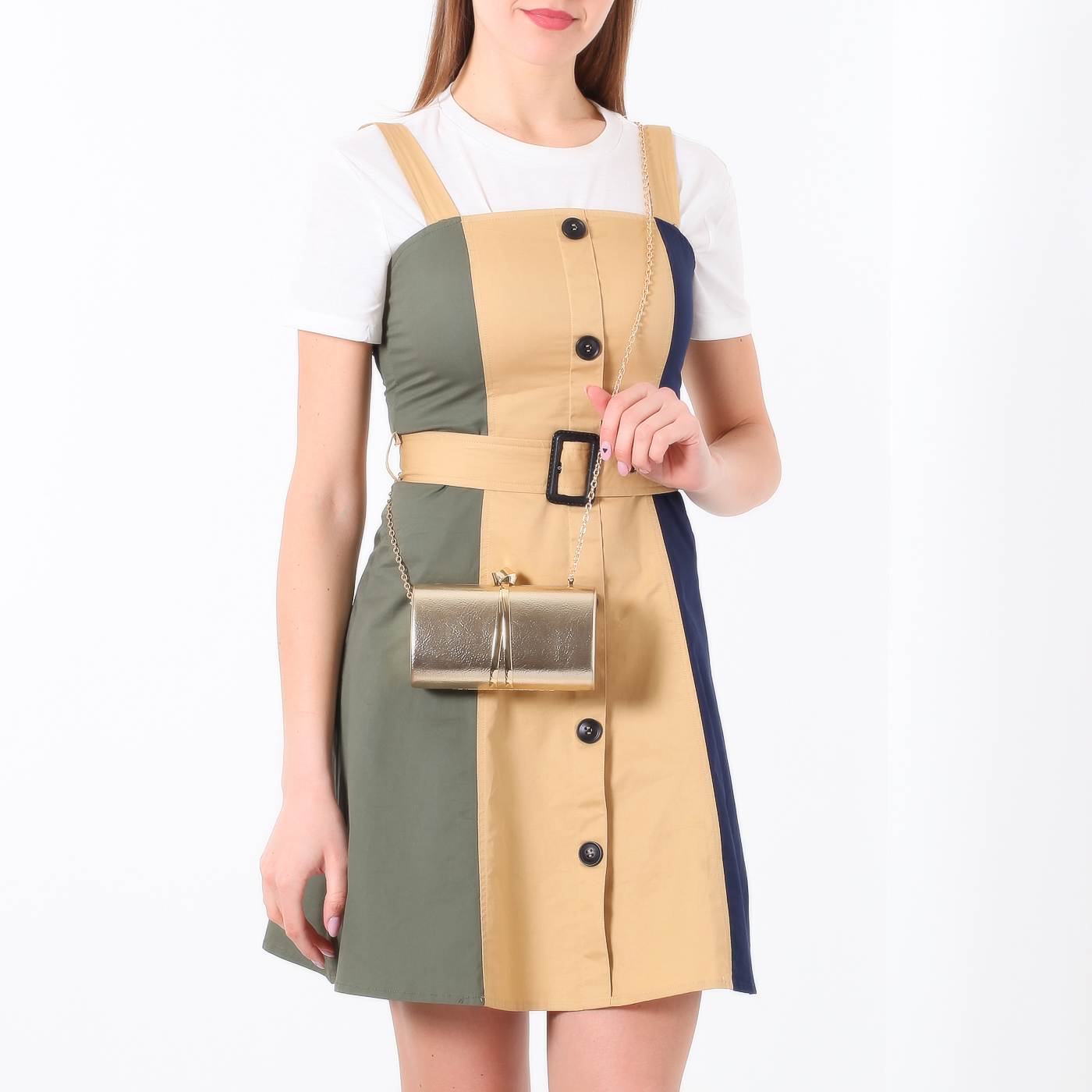 Золотистая сумочка Roccobarocco Kho