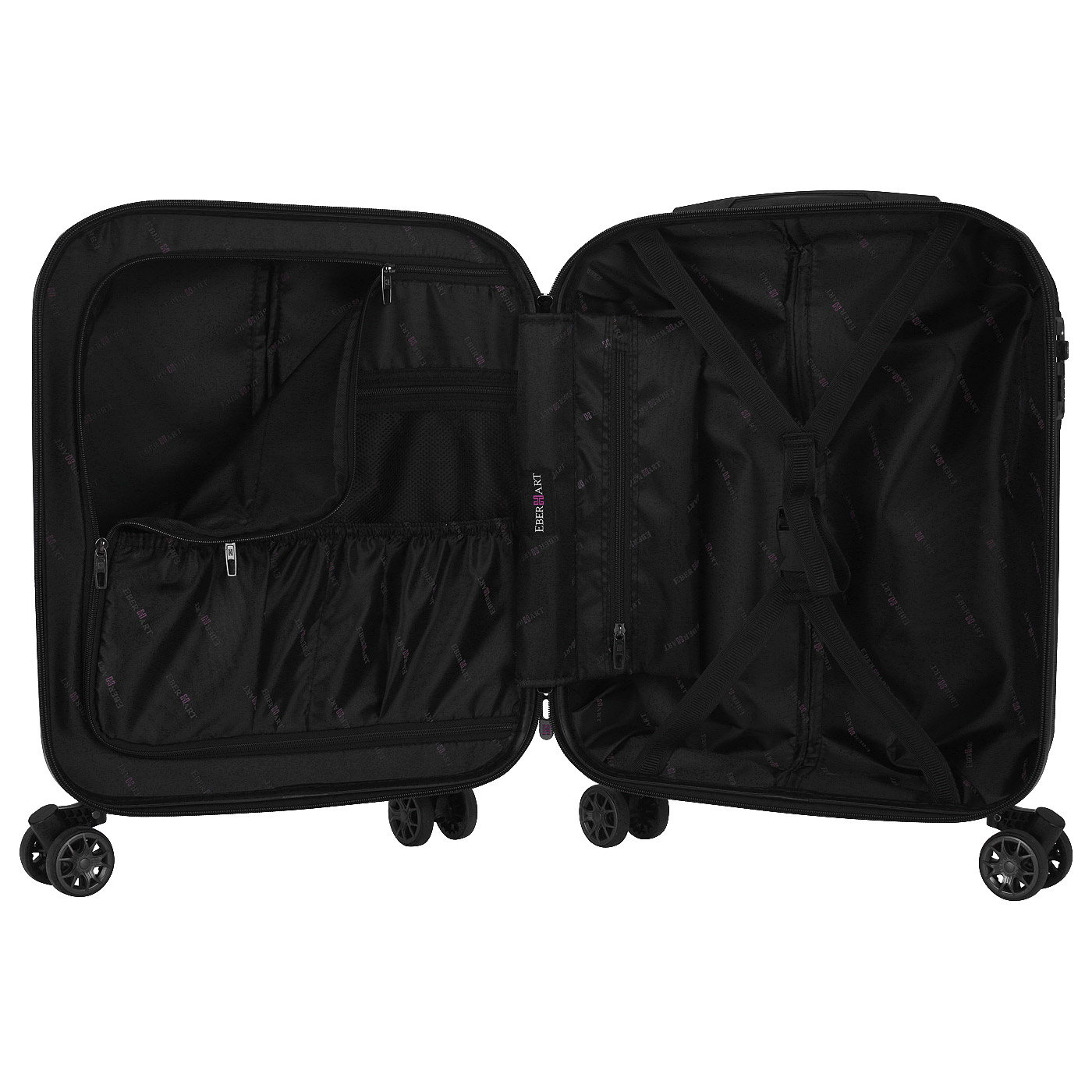 Чемодан для ручной клади из поликарбоната с кодовым замком Eberhart Sway