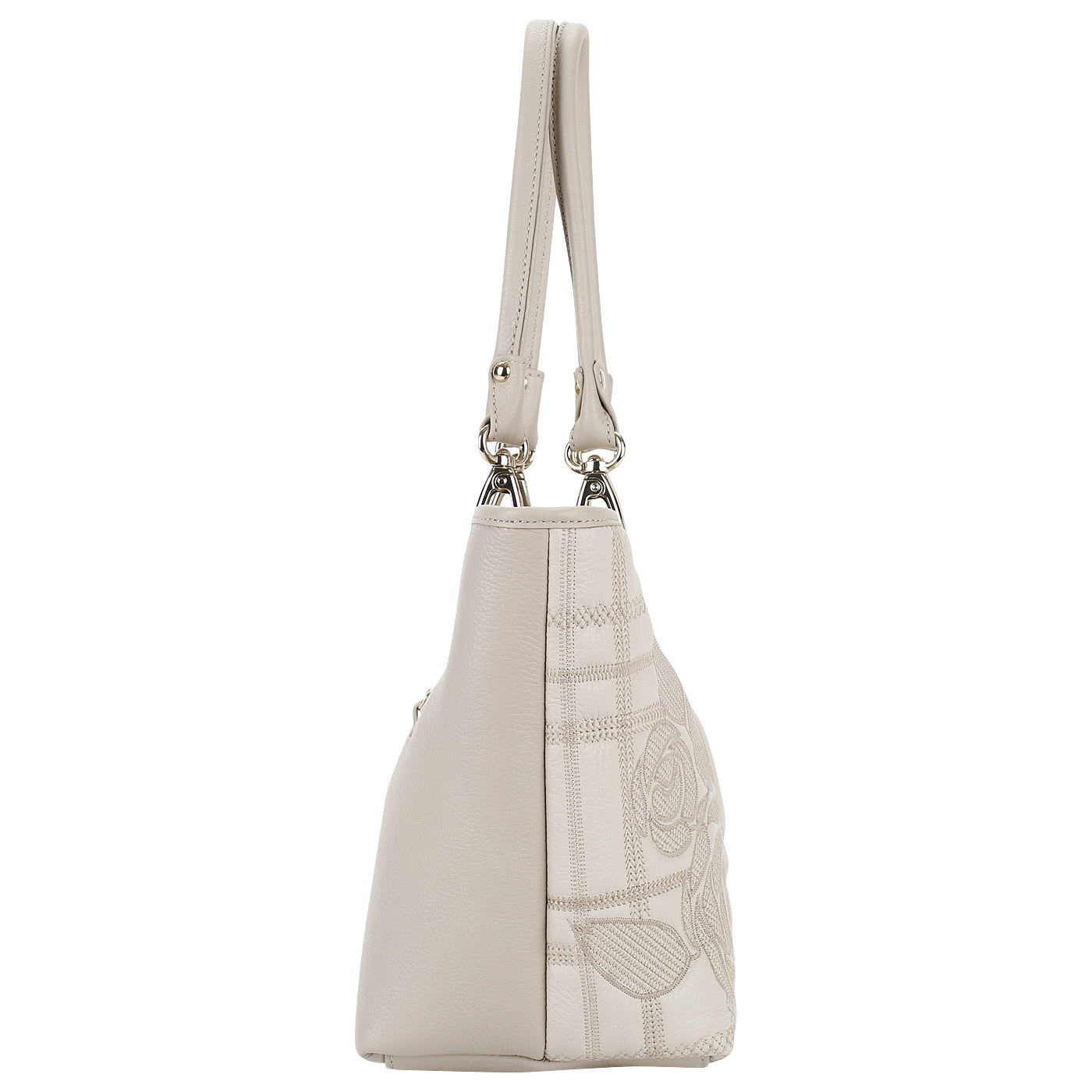 Кремовая сумка со съемными ручками Marina Creazioni 