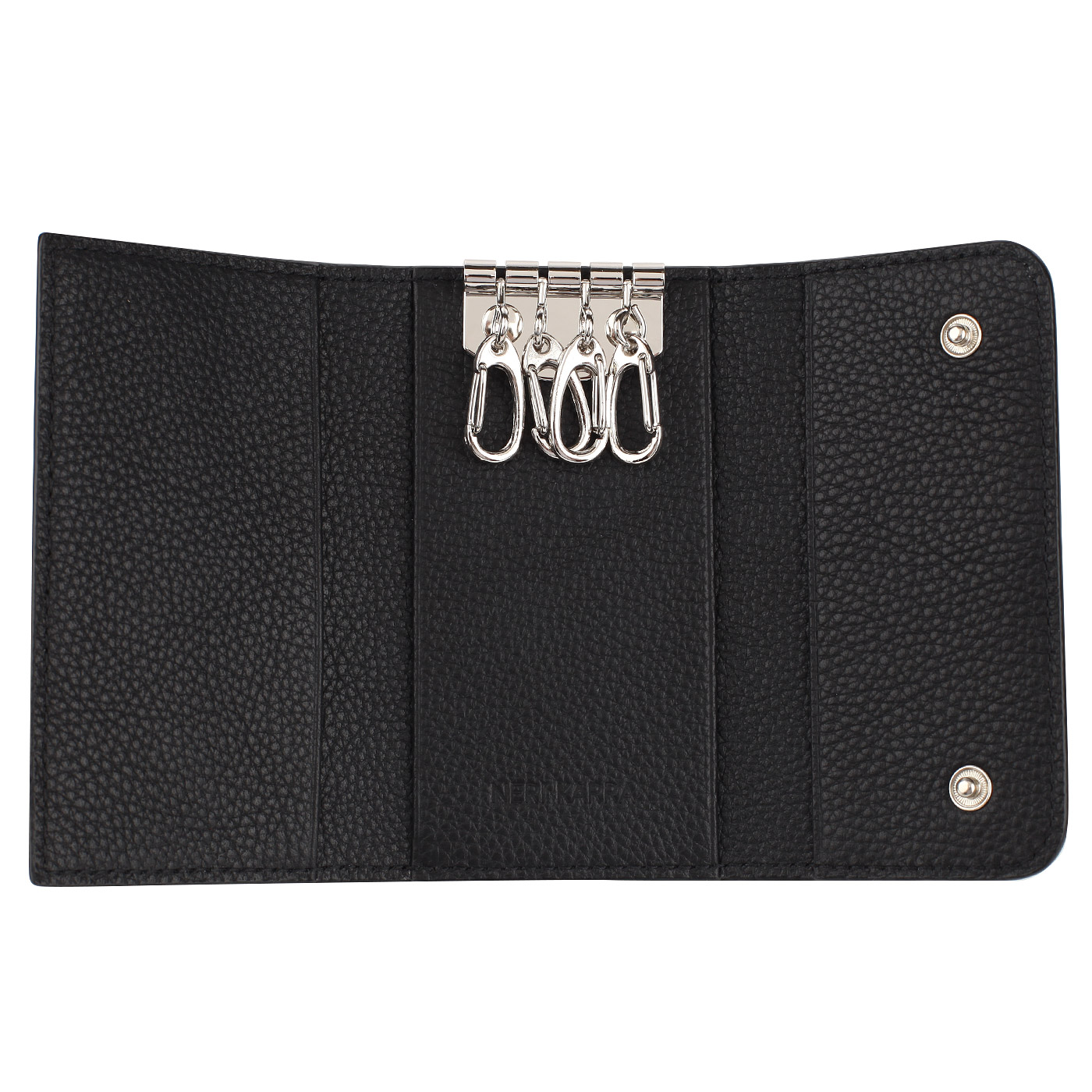 Ключница из черной кожи Neri Karra 