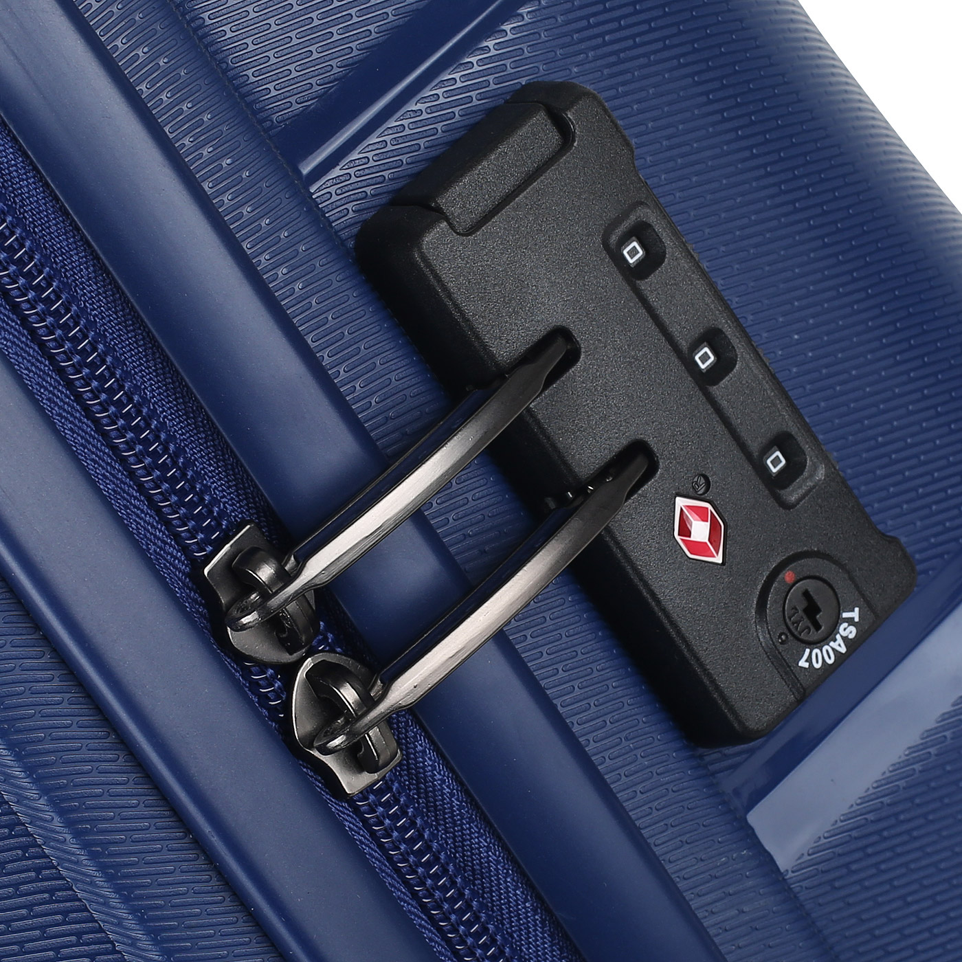 Чемодан большой L из полипропилена с кодовым замком Stevens Soho 2.0