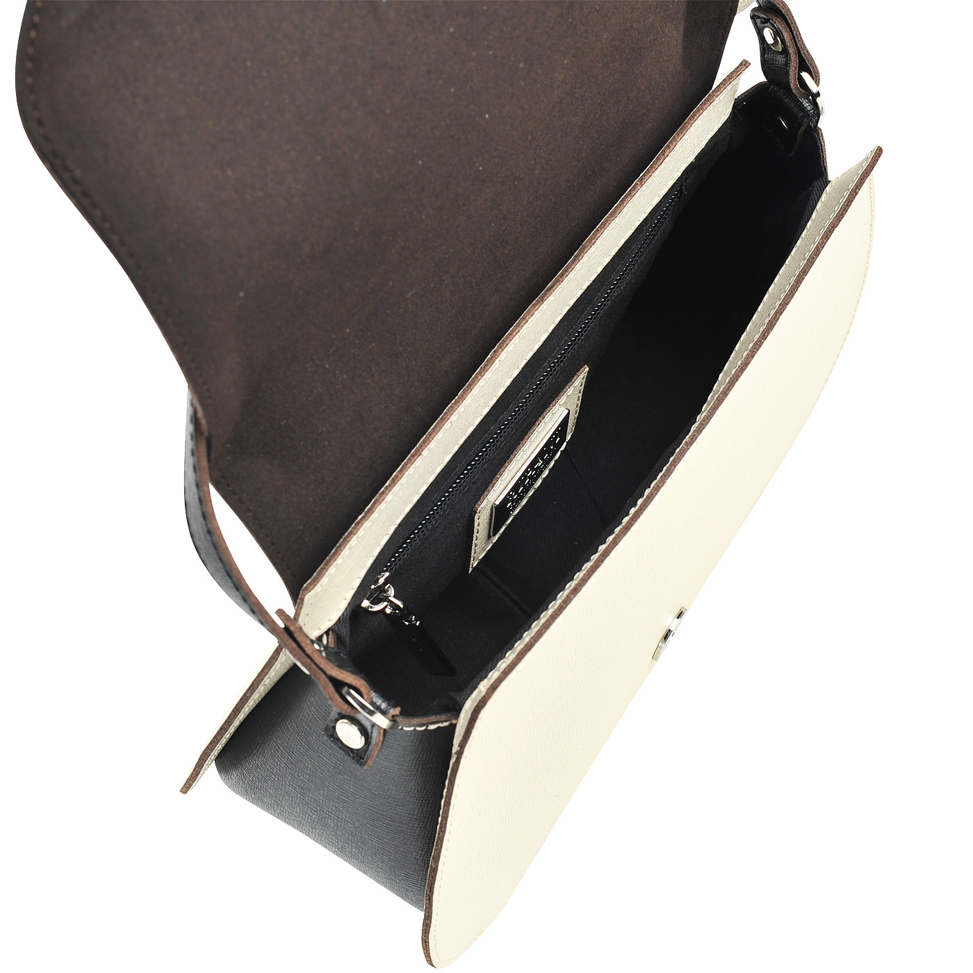 Женская кожаная сумка через плечо Ripani Cannella