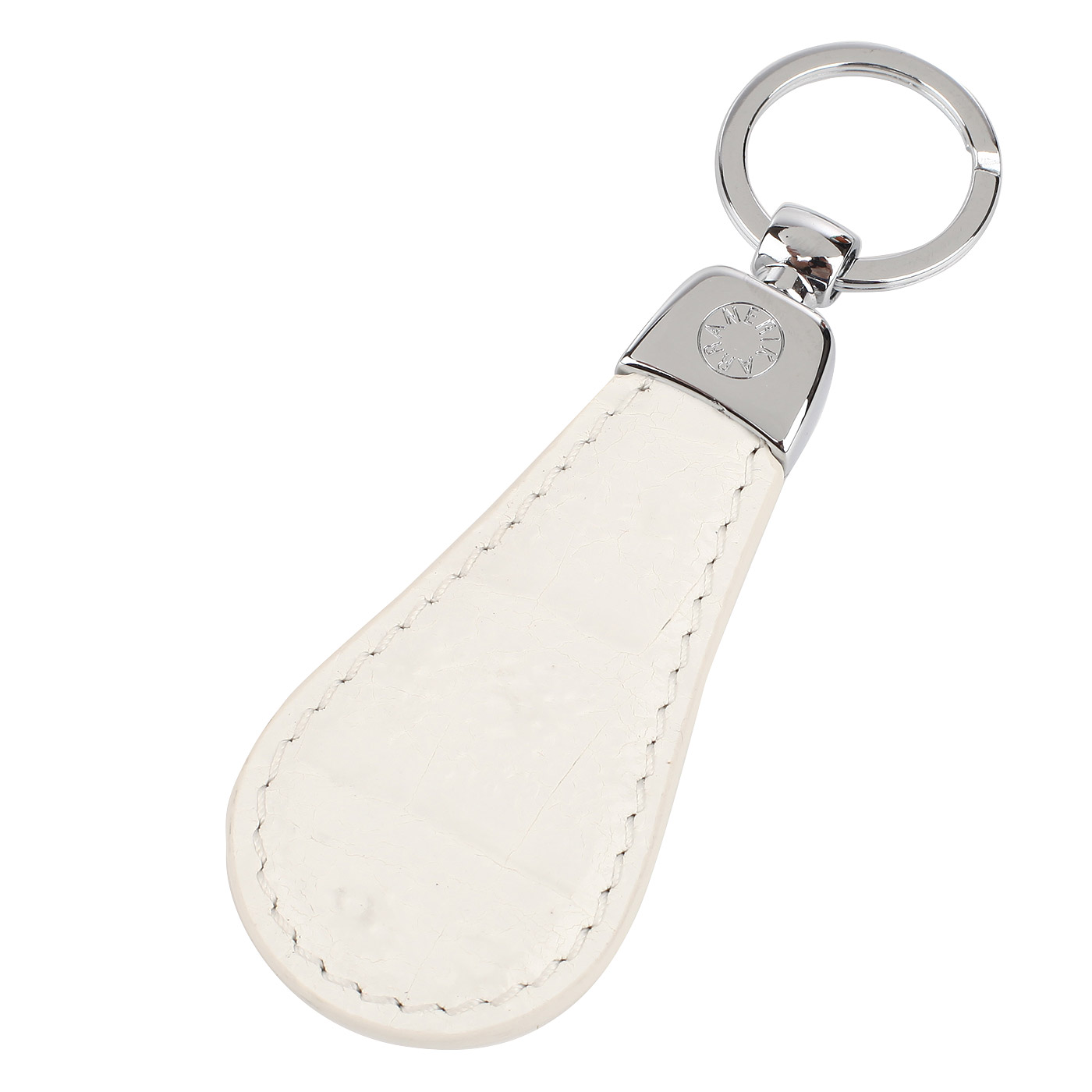 Neri Karra Белый кожаный брелок