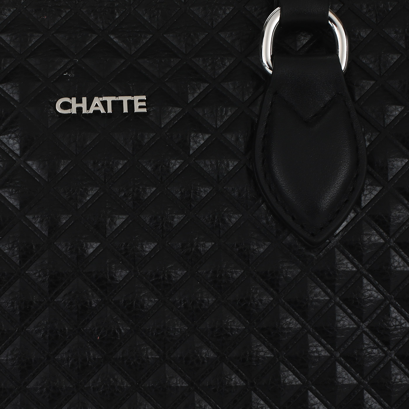 Вместительная стеганая сумка из натуральной кожи Chatte 