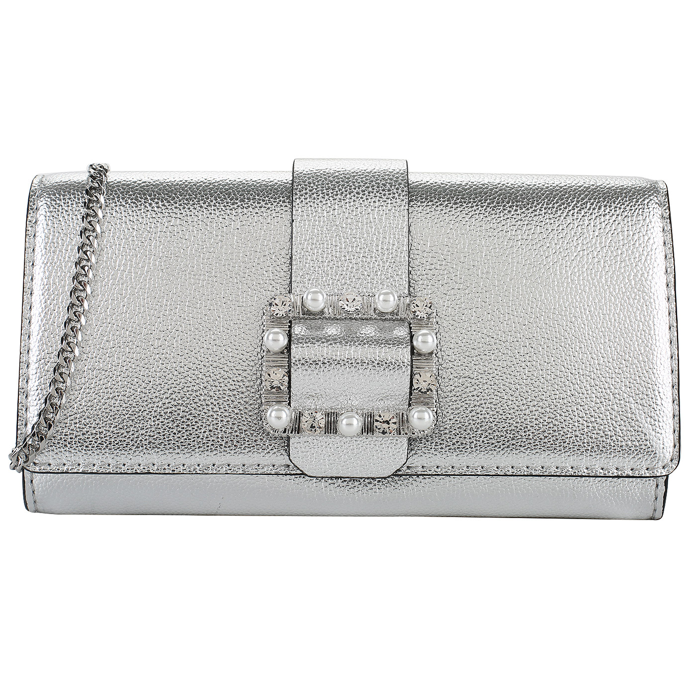 Guess Серебристый клатч