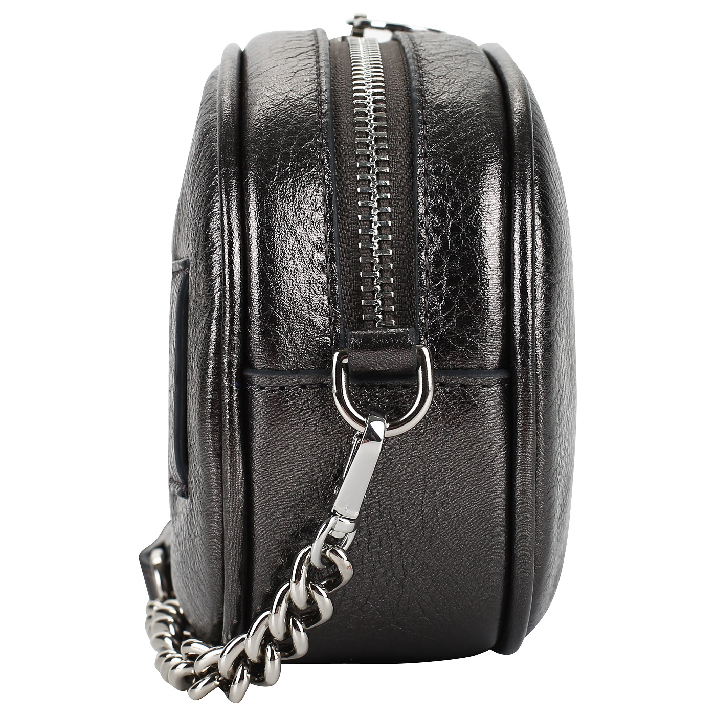 Сумочка из металлизированной кожи Aurelli 