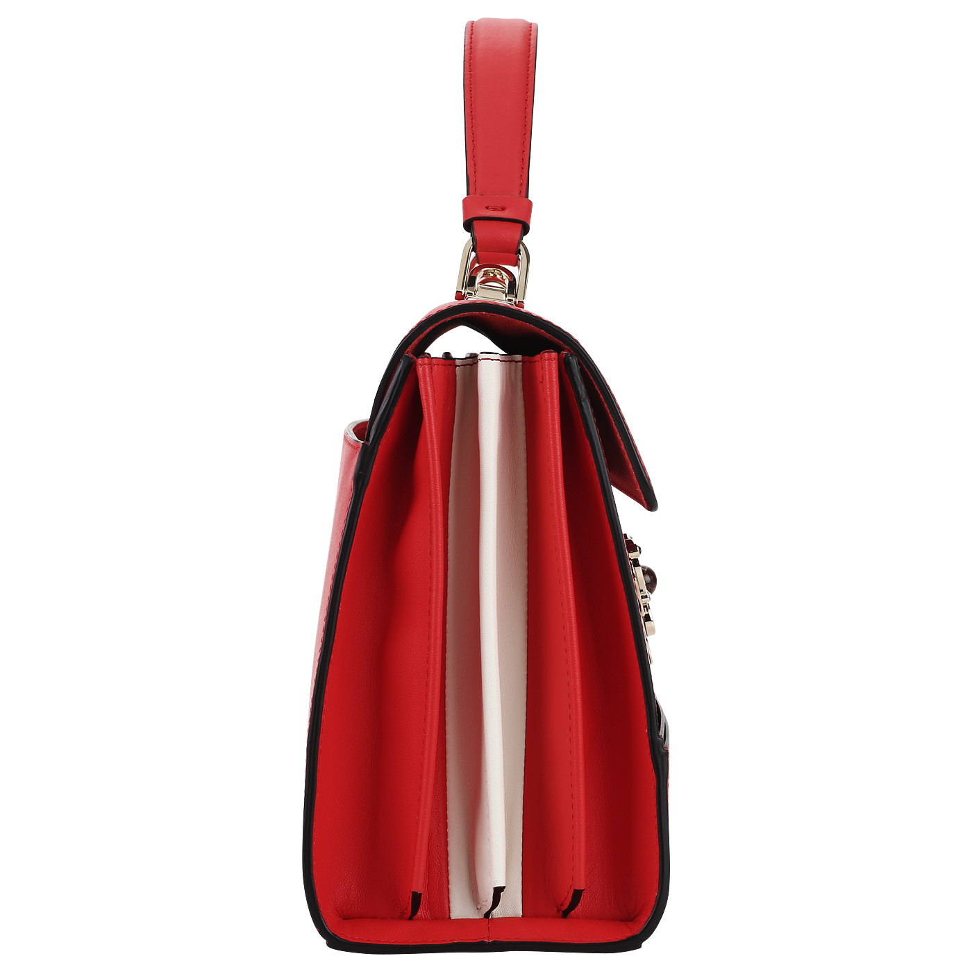 Сумка-сэтчел из кожи Furla Mughetto